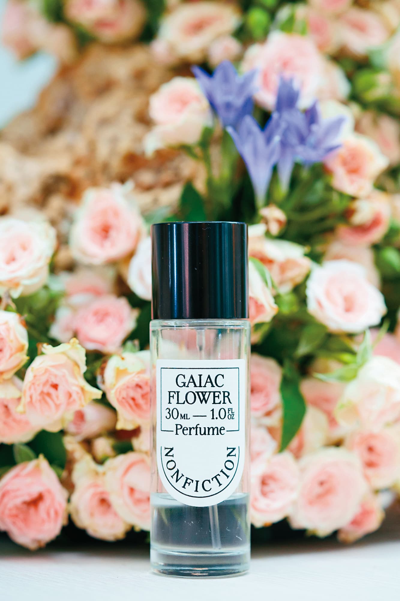 GAIAC FLOWER是品牌目前唯一的花香調,運用愈創木花、香草和琥珀創造典型東方情調。NT$2,180╱30ml(初衣食午提供)