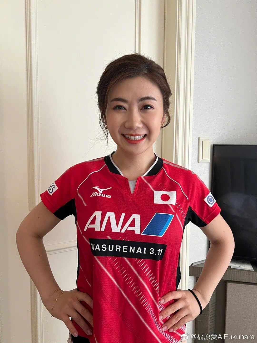 福原愛至今仍堅持立場。(圖/翻攝自福原愛微博)