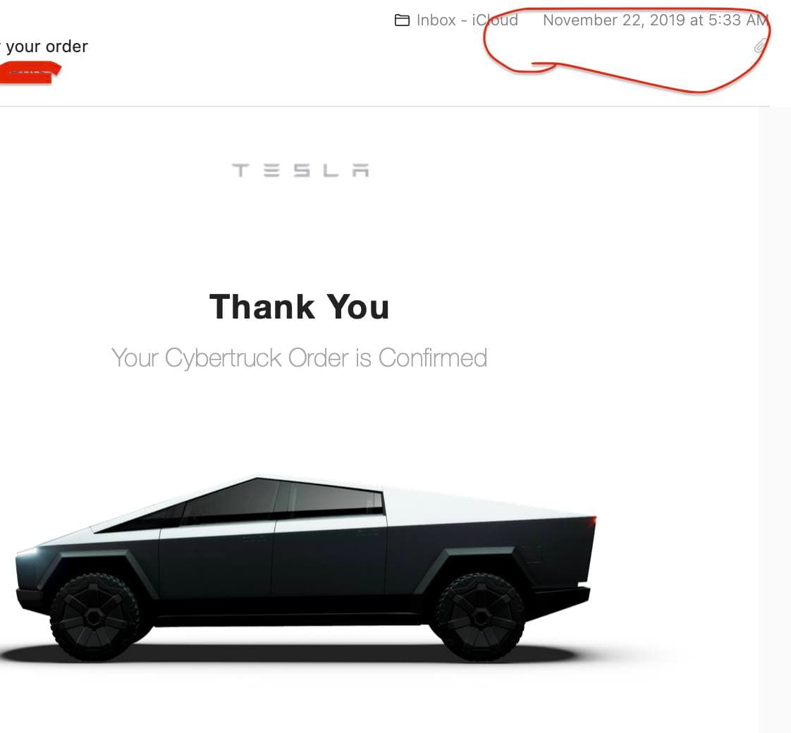 有網友於2019年下訂特斯拉的Cybertruck,至今仍未交車。(翻攝自Tesla CyberTruck臉書社團)
