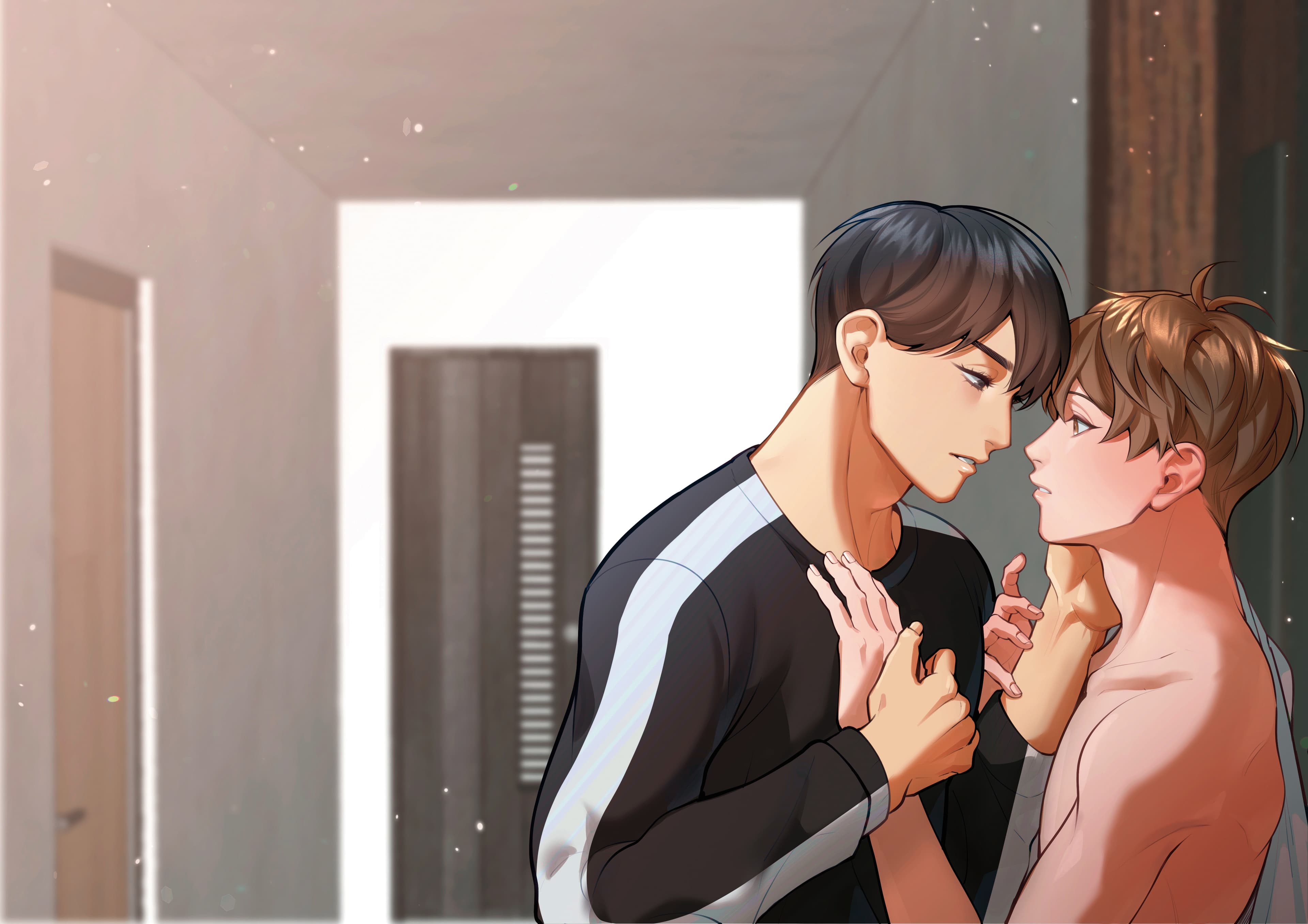 漫畫家餅乾的《我的室友帥哥學長》在LINE WEBTOON締造2,600萬觀看數,並進軍泰國市場。(台灣角川提供)