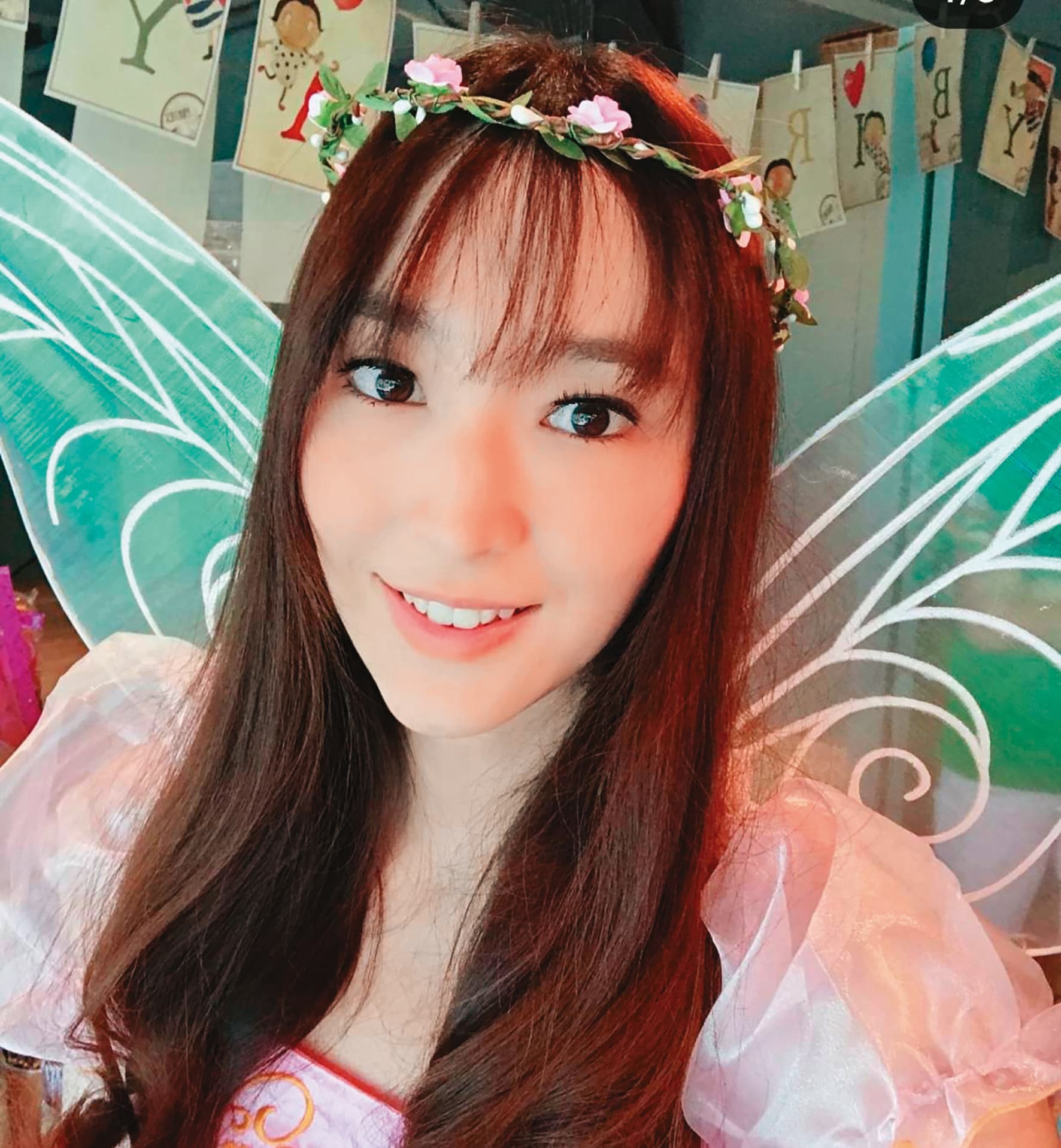 吳佩慈和富商男友紀曉波交往多年,育有四個孩子,卻尚未登記結婚。(翻攝自吳佩慈臉書)