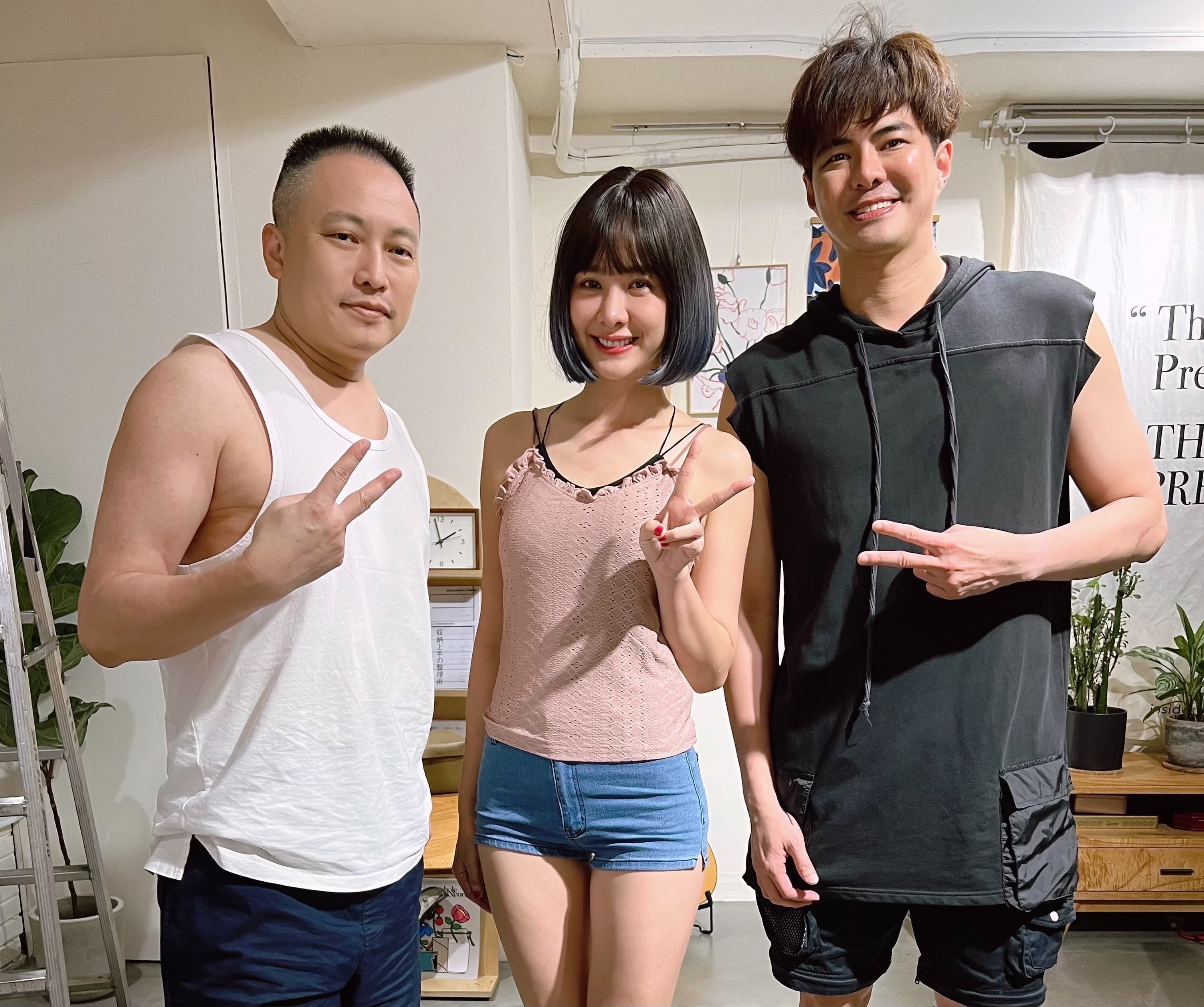 郭唐佑多年後再跟錢人豪導演合作十分開心。(孔雀魚劇組提供)