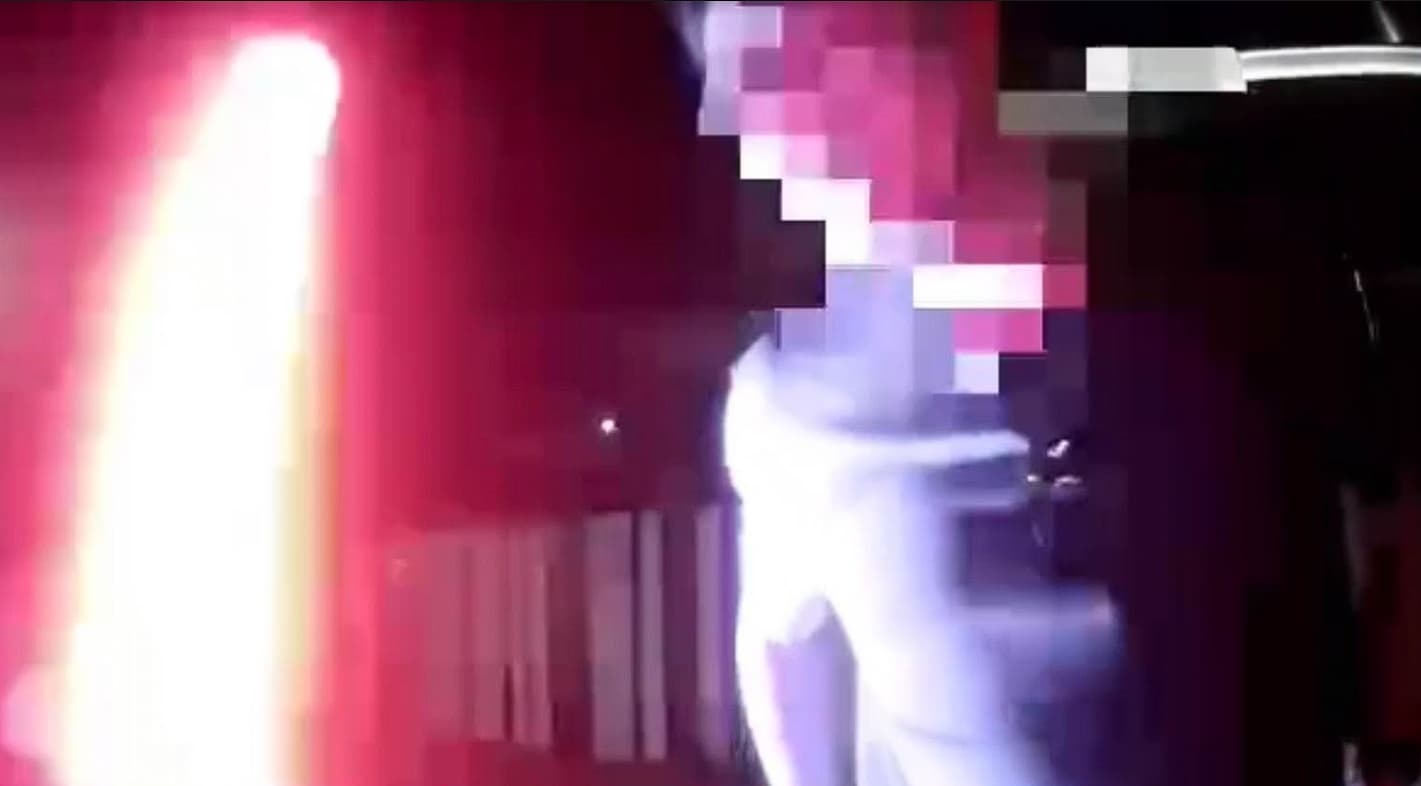 李男經酒測後,酒測值達0.60毫克,被依公共危險送辦。(翻攝畫面)