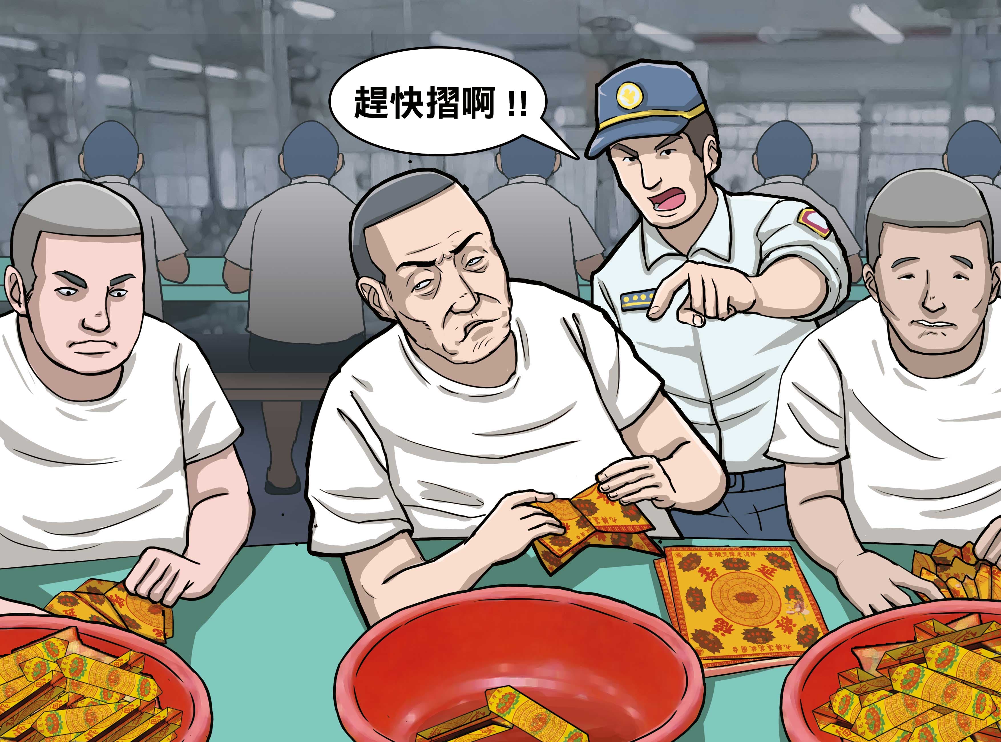 槍擊殺人的吳哲銘,擺爛1天只摺4朵紙蓮花,作業成績僅0.7分,但卻被灌水為滿分4分進而假釋。
