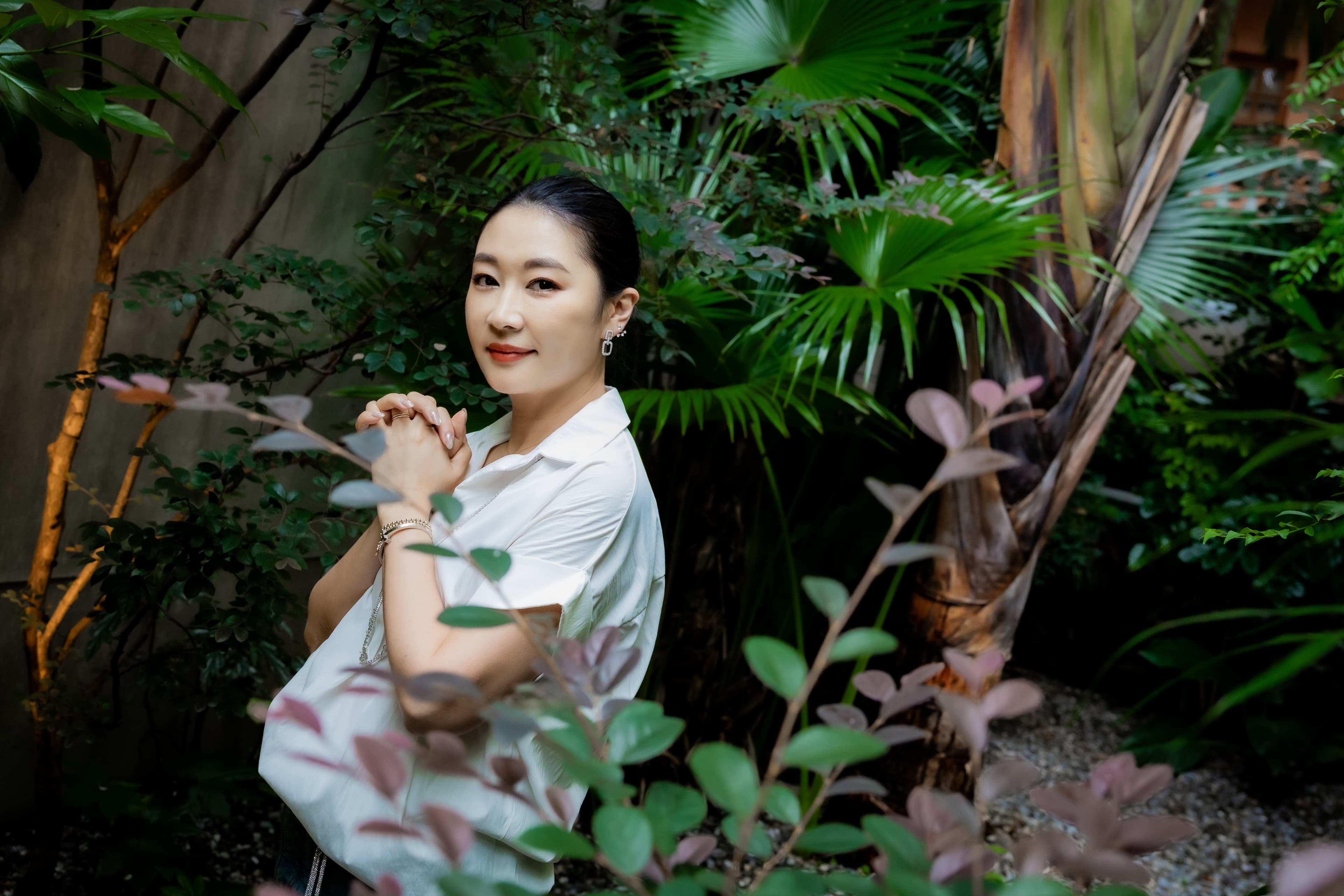 梁靜本身也是名演員,她覺得比起來還是當製片成就感較高,不過有空還是會回歸演員身分過戲癮。(兩岸電影展提供)