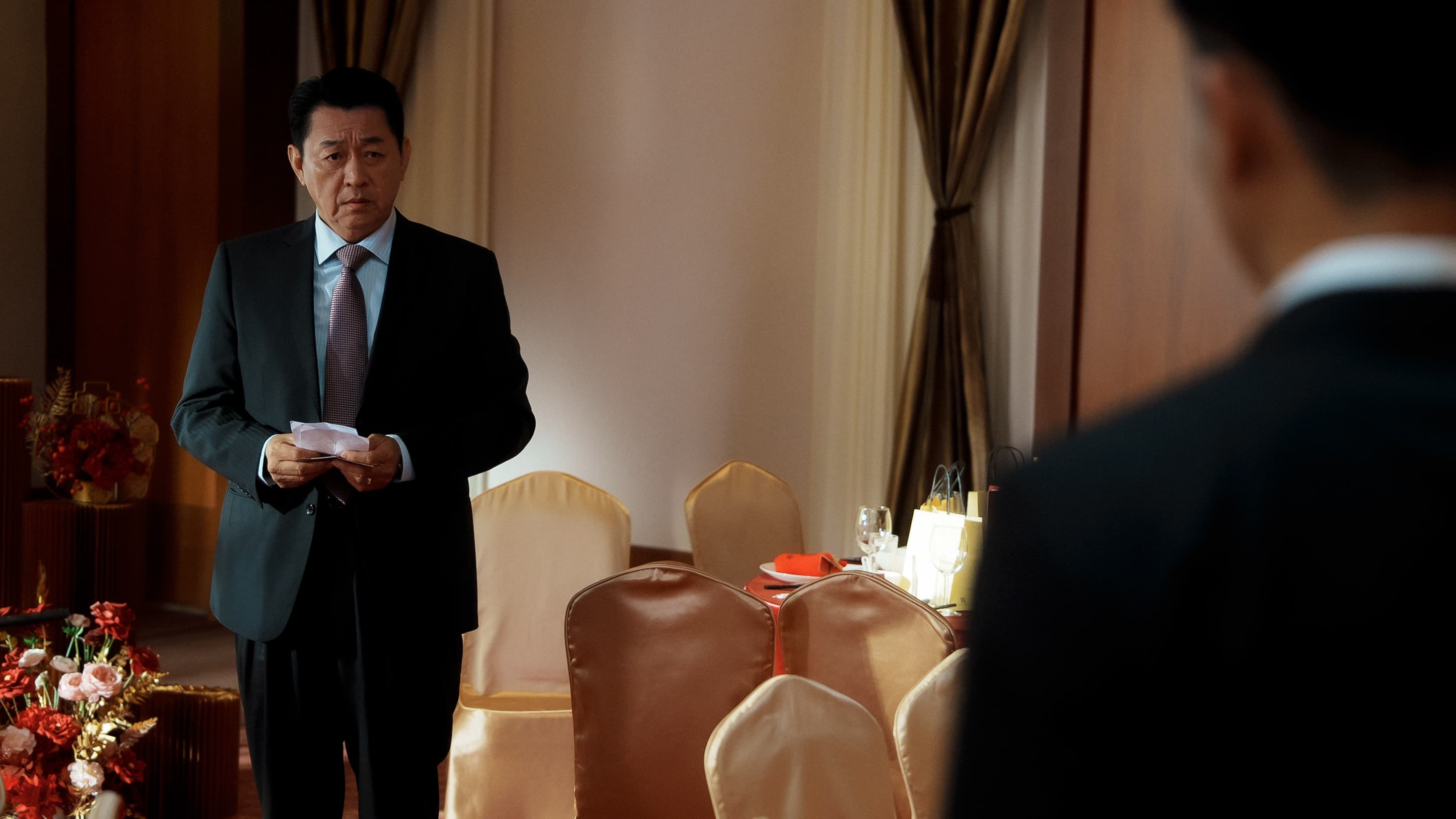 《雙囍》庹宗華飾演劉冠廷的父親,父子倆有不少矛盾與衝突。(水花電影提供)