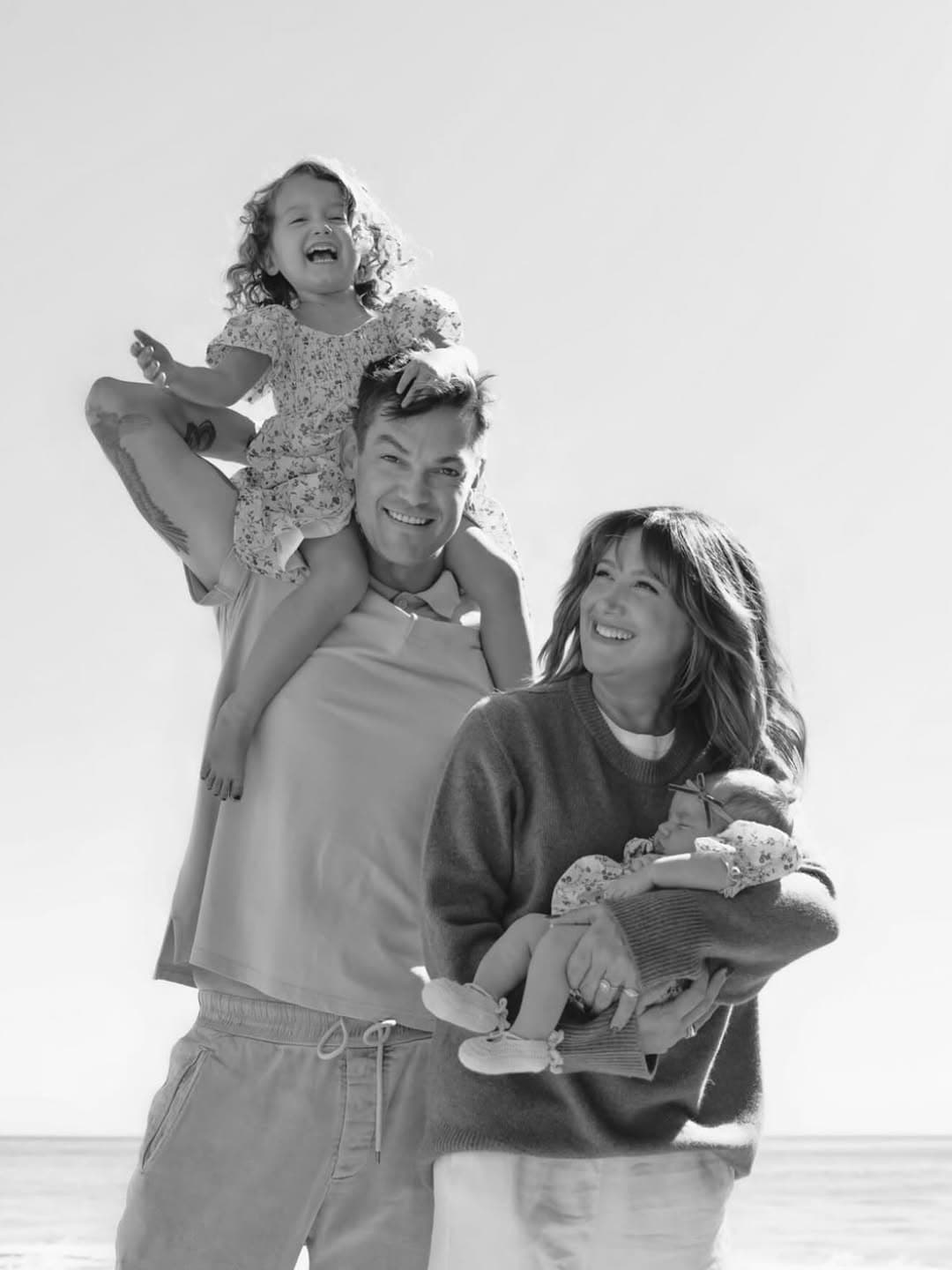 艾希莉和老公弗蘭奇育有2個女兒。(翻攝ashleytisdale IG)
