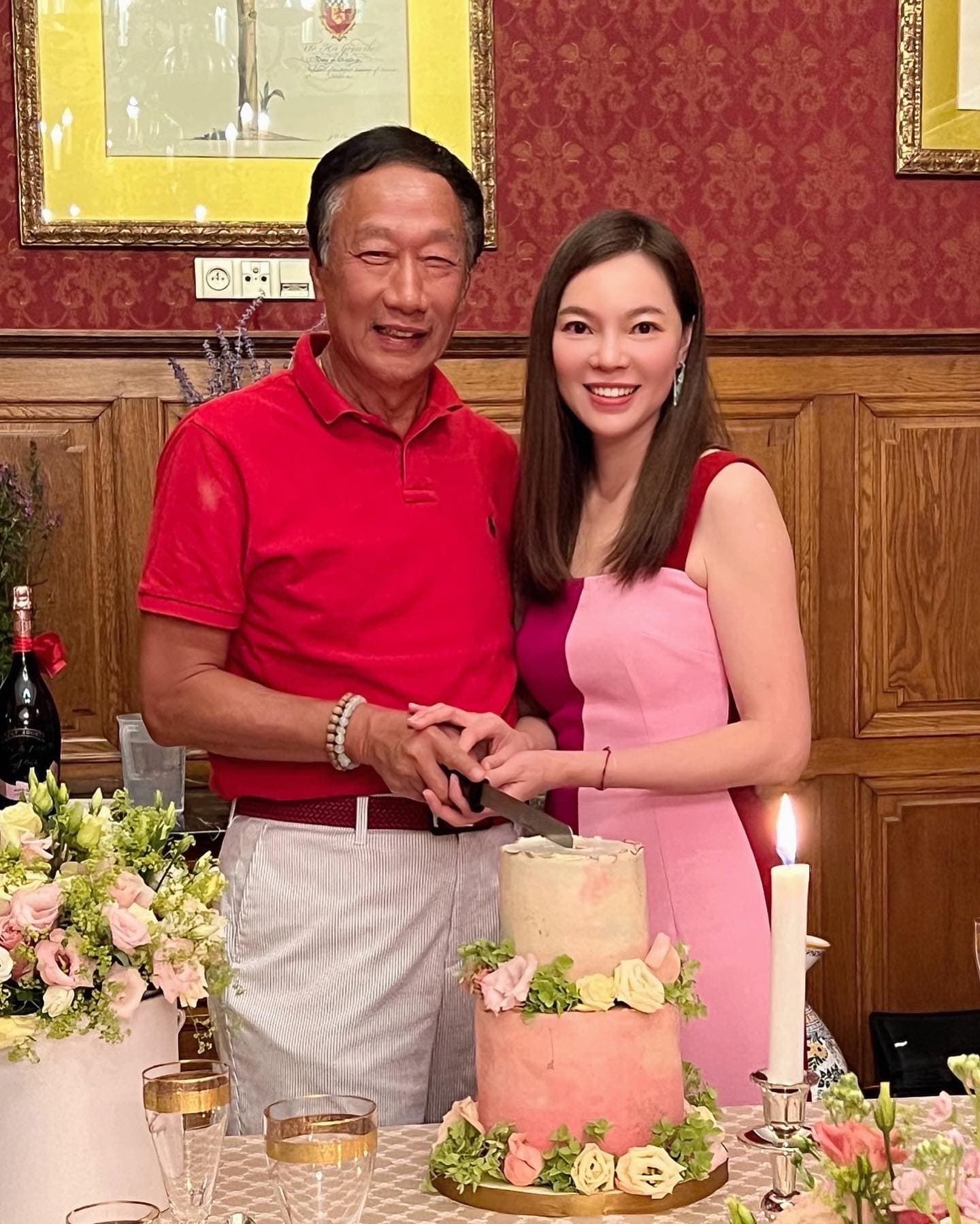 郭台銘和曾馨瑩結婚18年,婚姻動向近來引發關注。(翻攝曾馨瑩IG)