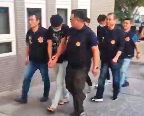 警方將李政達、李之楷、蔡信佑等3名歹徒逮捕到案,移送法辦。(民眾提供)