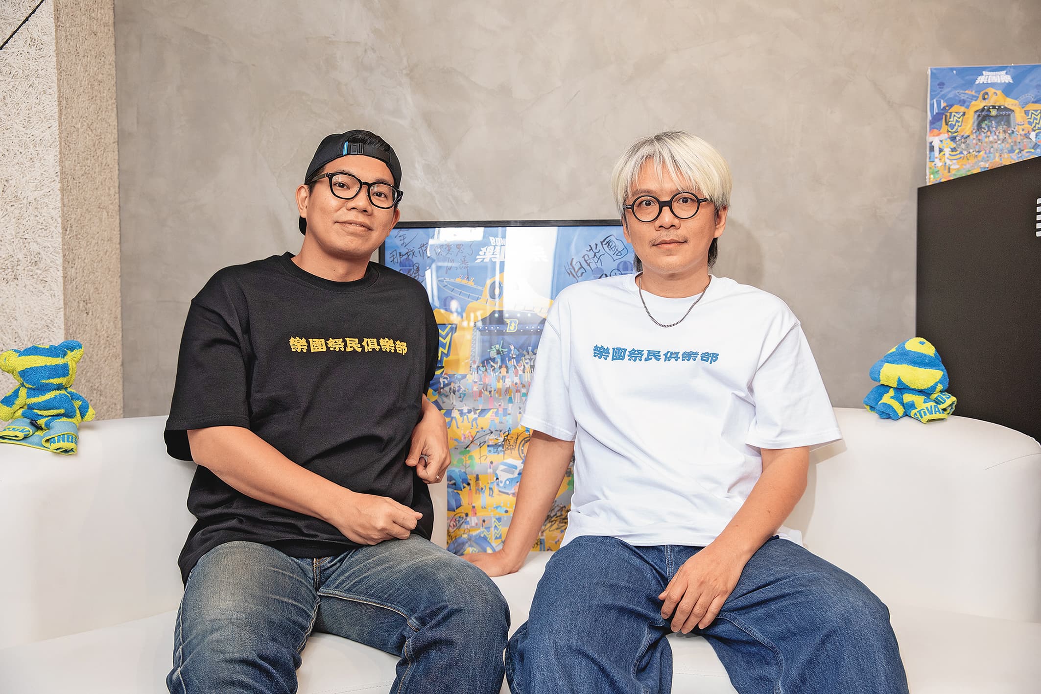 監製周祐楷(左)攜手視覺總監王宗欣(右)打造具商業價值的內容IP,接軌國際舞台。