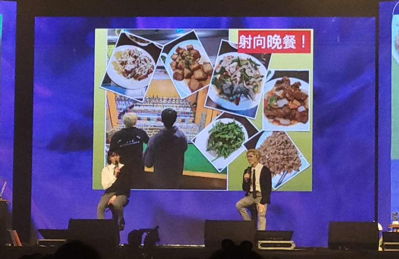 晚餐由東雨買單,他大方地說:「比賽我是故意輸的。」(讀者提供)