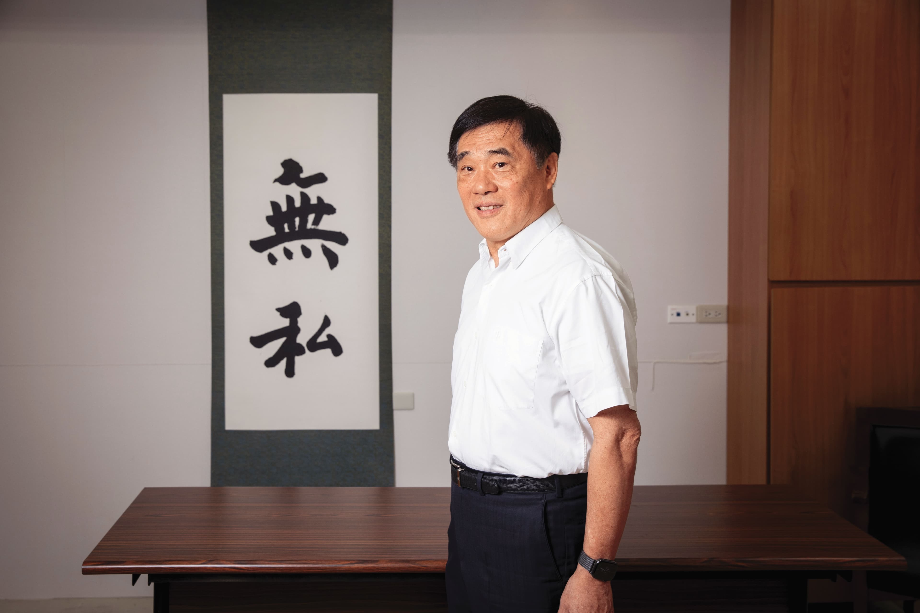 郝龍斌以「無私」自勉,拚當公道伯建立公正民主的提名機制。