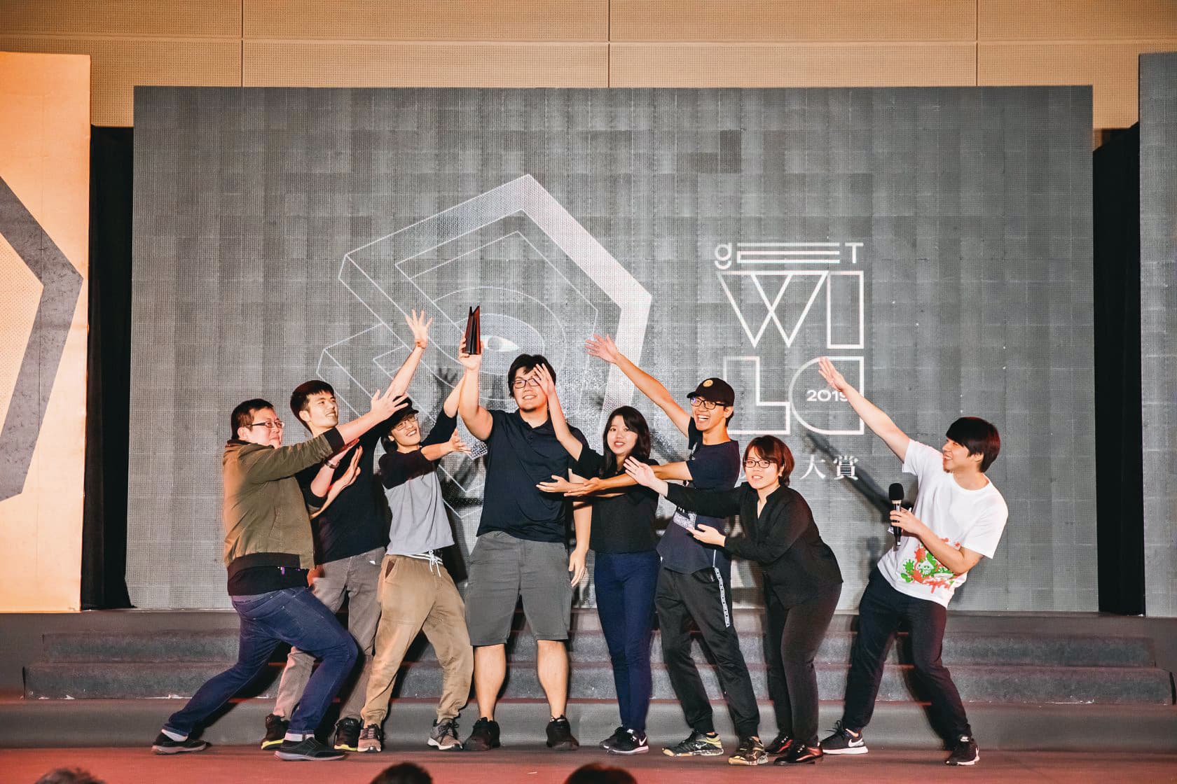 《沉沒意志》在2019年獲得放視大賞PC遊戲創作組金賞,當時團隊成員仍是大學生。(翻攝自放視大賞臉書)