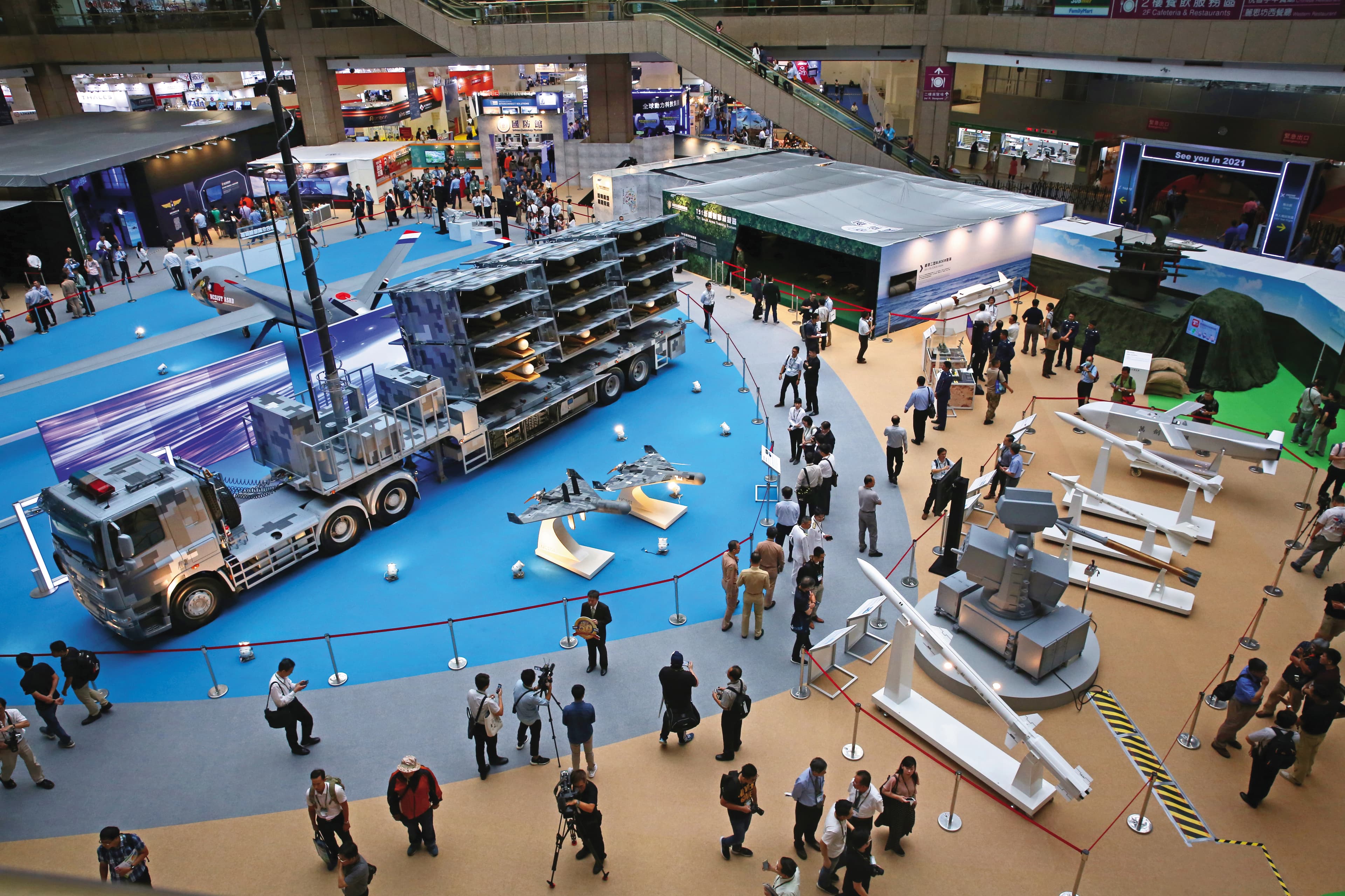 無人機需求近年快速噴發,圖為無人機展。
