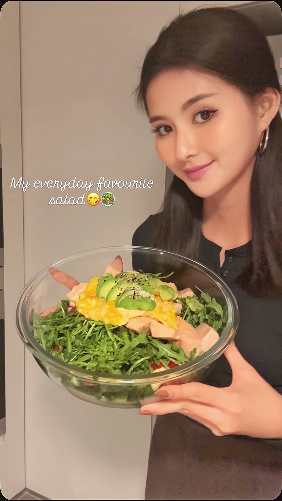 廖思惟最近開始學習下廚,常分享自己做的料理。(翻攝自廖思惟IG)