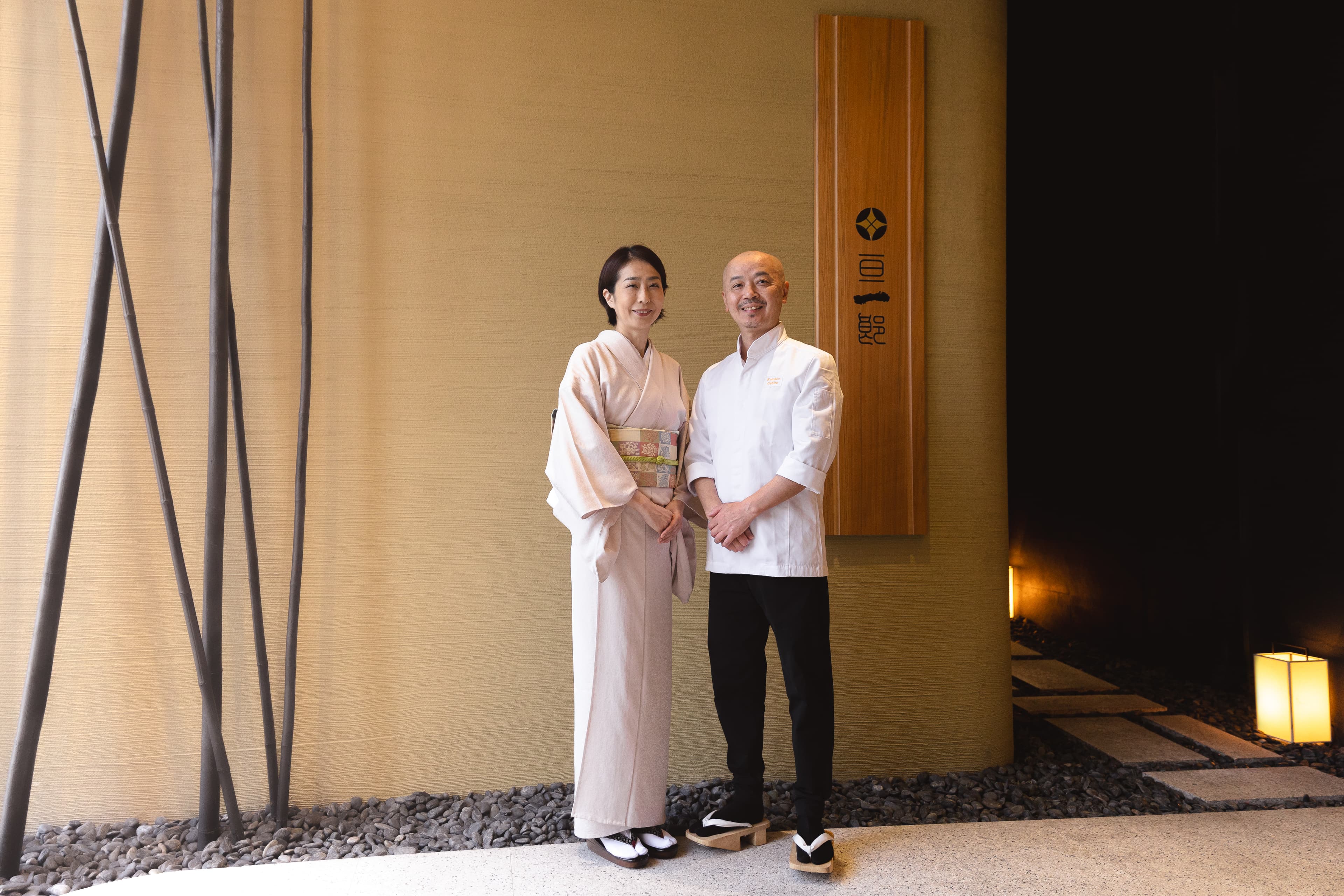 押野夫婦在日本的餐廳工作認識,之後一起到新加坡工作,內外場互相輔助,非常有默契。(赫士盟提供)