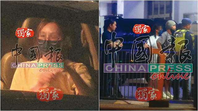 在涉及命案後,黃明志愛情長跑15年的化妝師女友Sarah陪同投案,對於男友不離不棄。(翻攝自《中國報》臉書)