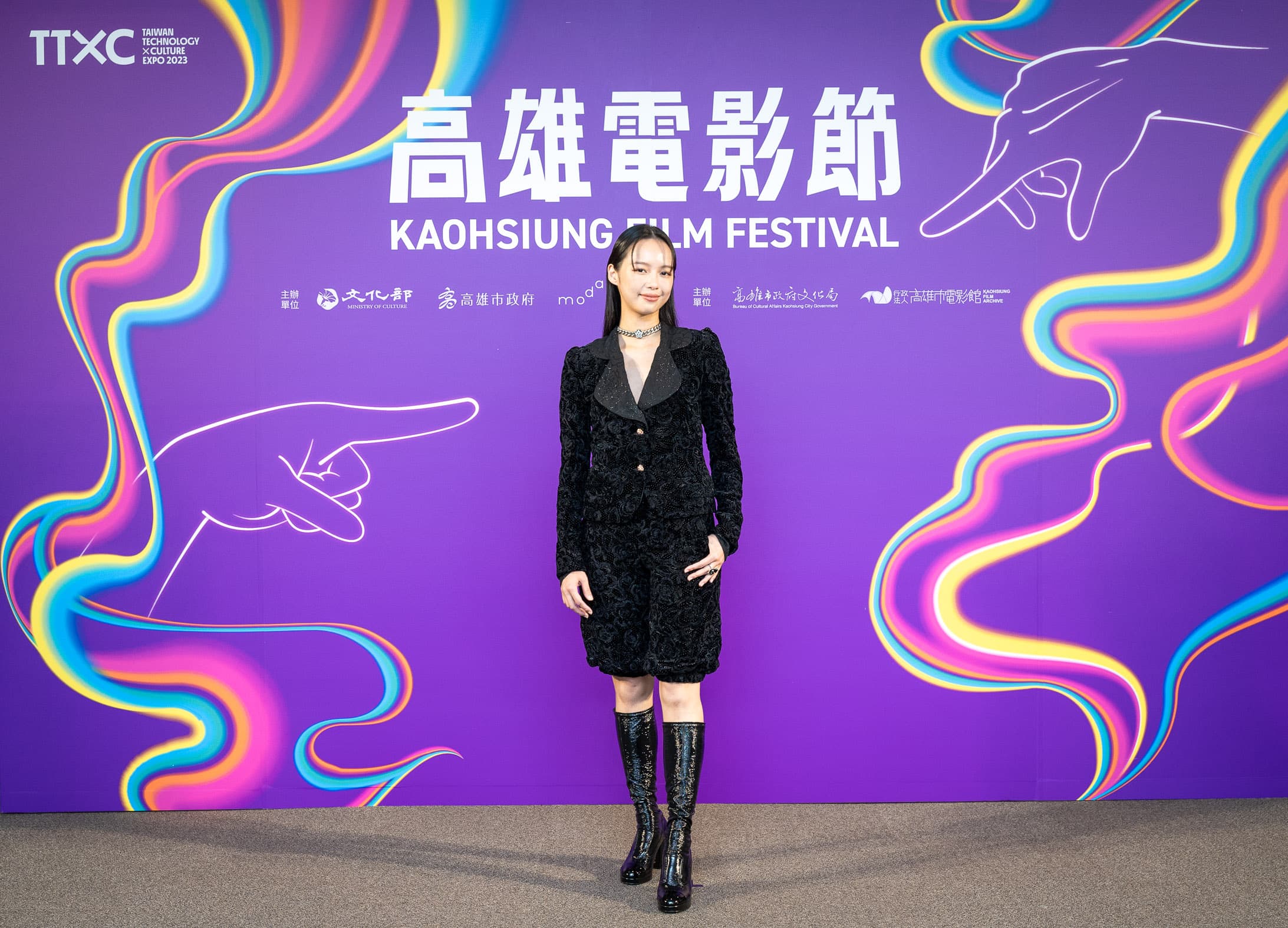 王渝屏8號生日,剛好妹妹王渝萱也有高雄電影節的活動,她還開了生日禮物清單,打算要妹妹買單。(高雄電影節提供)