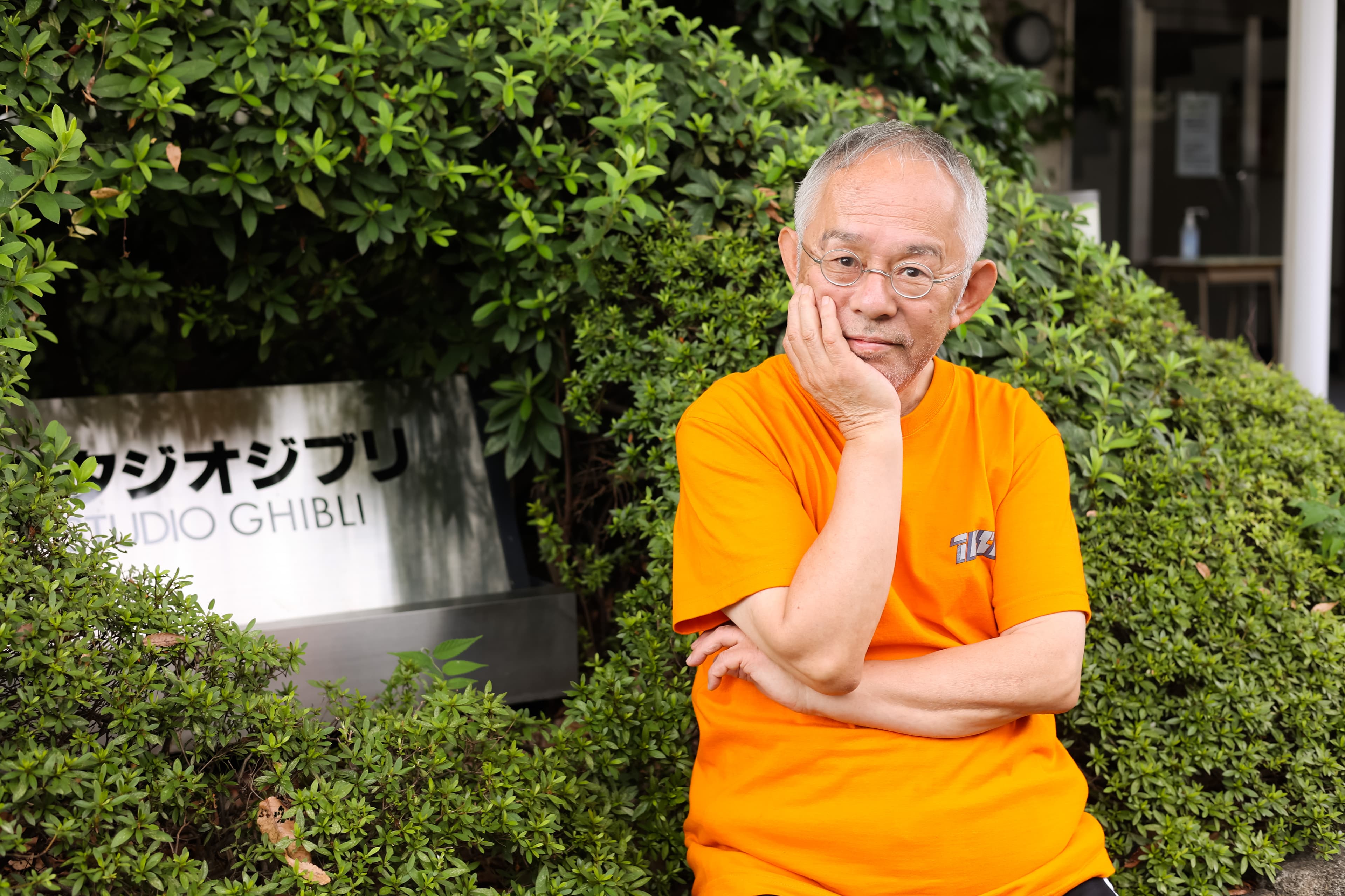 製作人鈴木敏夫在位於東京都小金井市的吉卜力工作室接受本刊獨家專訪。(甲上娛樂提供)