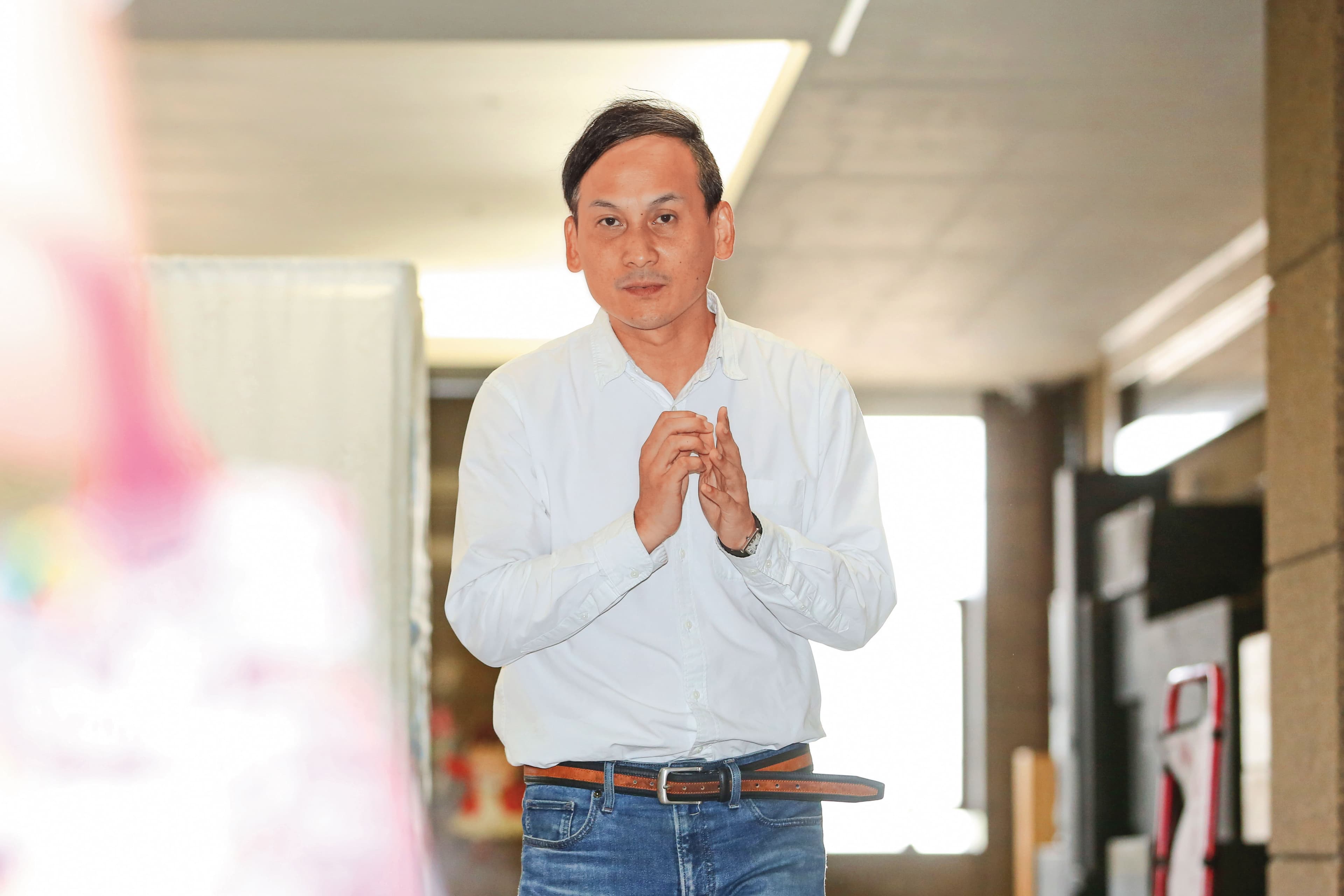 葉元之被評為最瀕危藍委,以3,560票之差上演大驚奇。(鏡報李鍾泉)