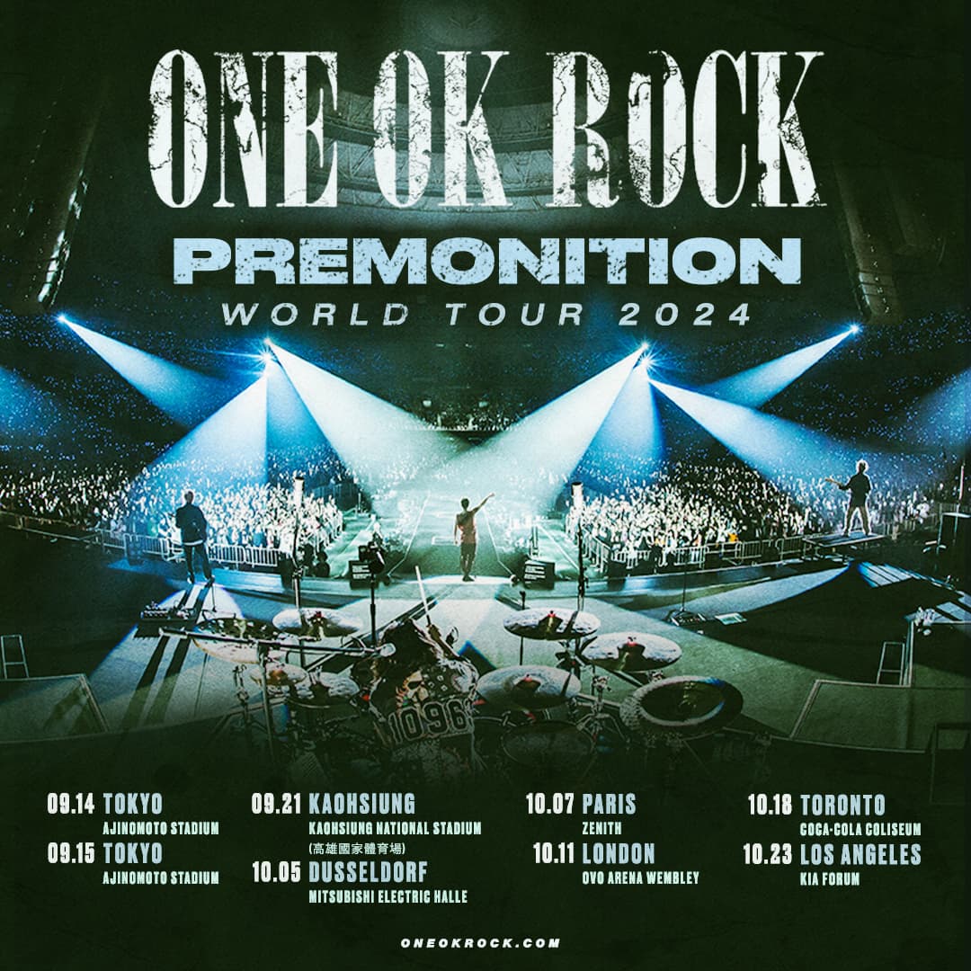 ONE OK ROCK巡演海外第一站當然是台灣。(華納音樂提供)