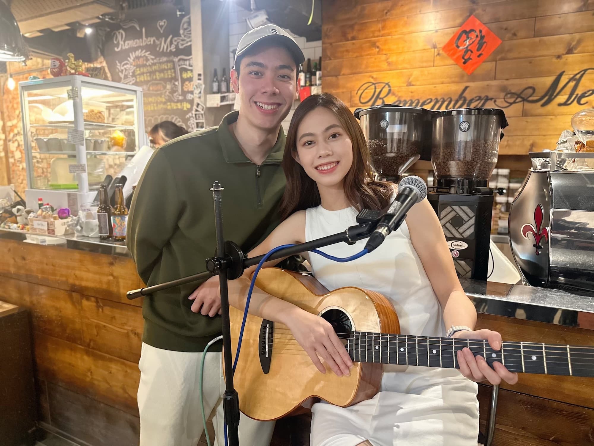 張靜汶的弟弟也來為姊姊捧場。(壹日音樂 Day One Music @ PMP Entertainment提供)
