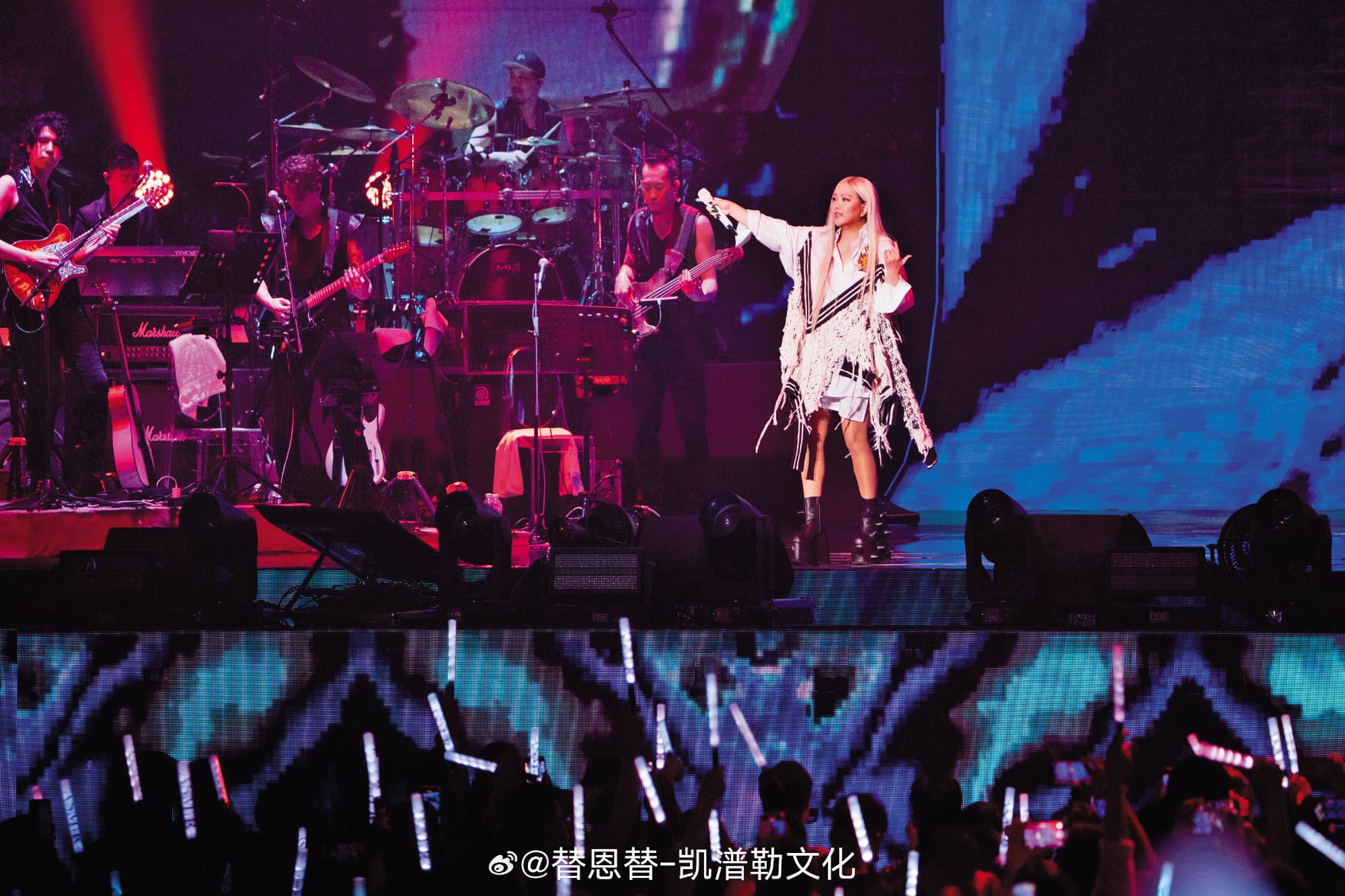 阿妹在中國大陸開巡迴演唱會,口碑與票房俱佳。(翻攝自替恩替凱譜勒文化微博)