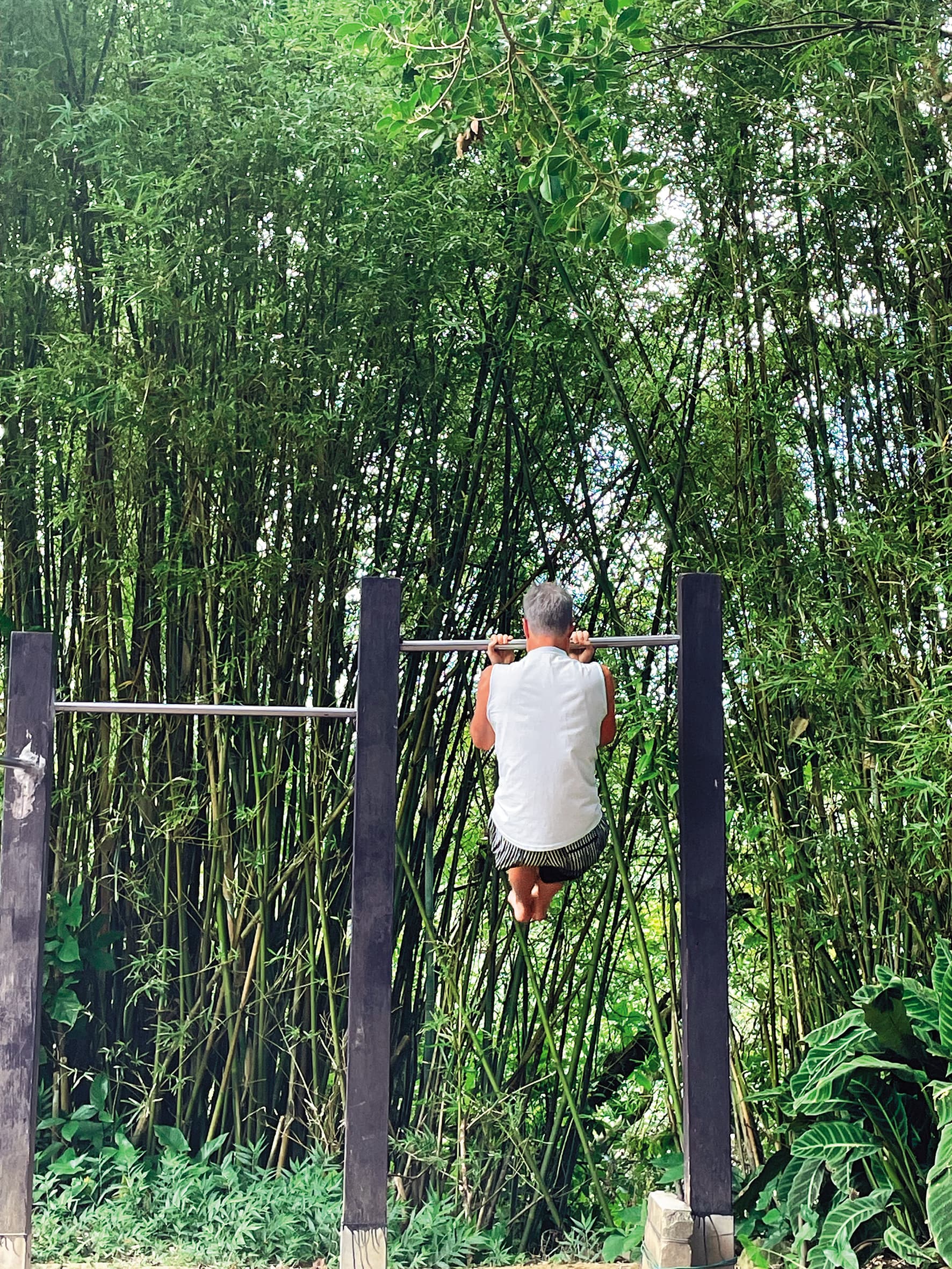 夏克立積極鍛鍊身心,展現邁向下個人生階段的態度。