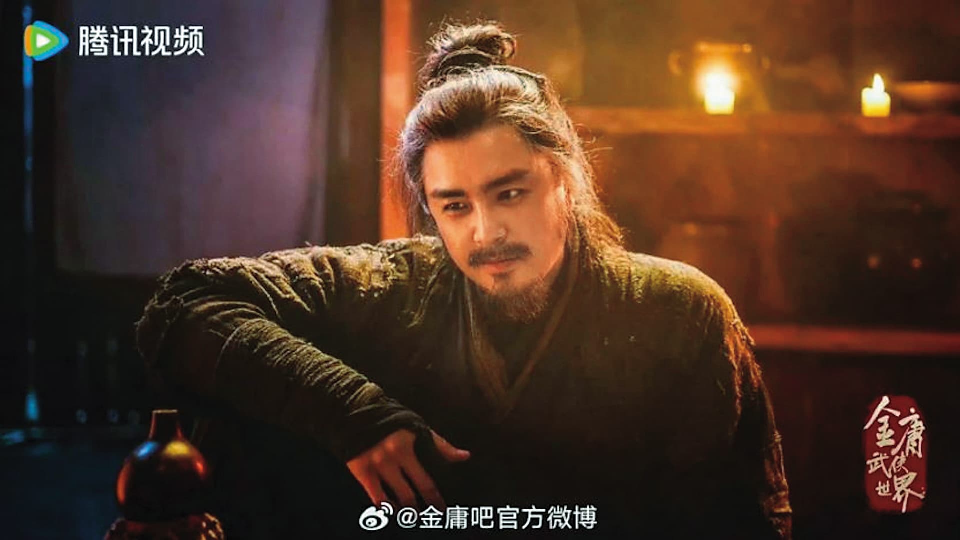 明道去年在《金庸武俠世界》飾演洪七公,獲得不少好評。(翻攝自金庸吧微博)