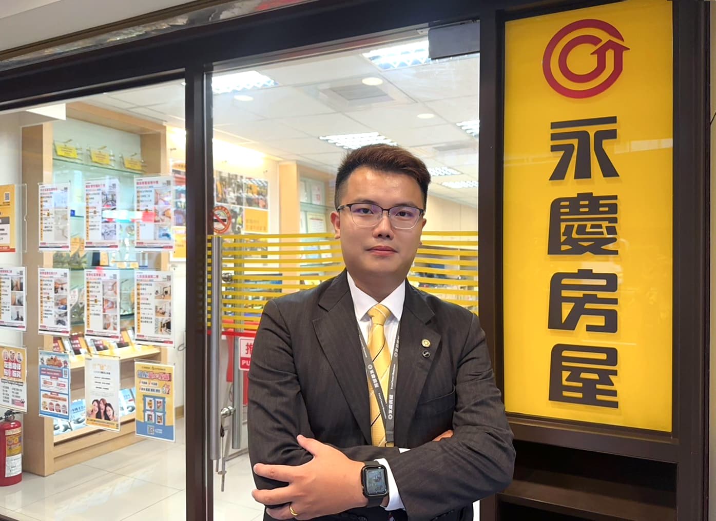 透過「i特助」,永慶房屋經紀人員林哲賢助海外客戶找好房!圖/永慶房產集團提供