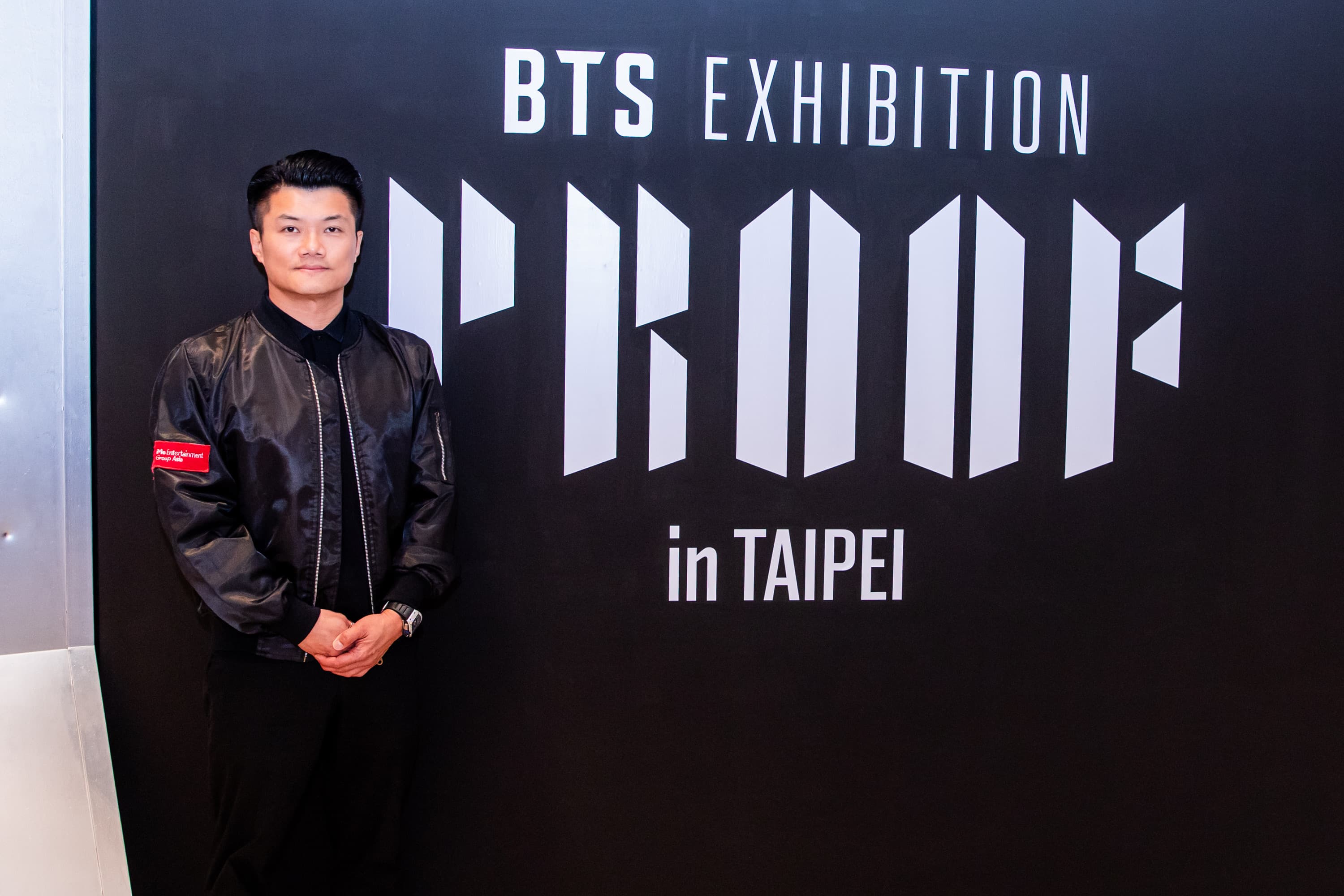 iMe娛樂集團執行長周嘉海將BTS展覽引進台北,日前也剛結束印尼站。(iMe TW提供)