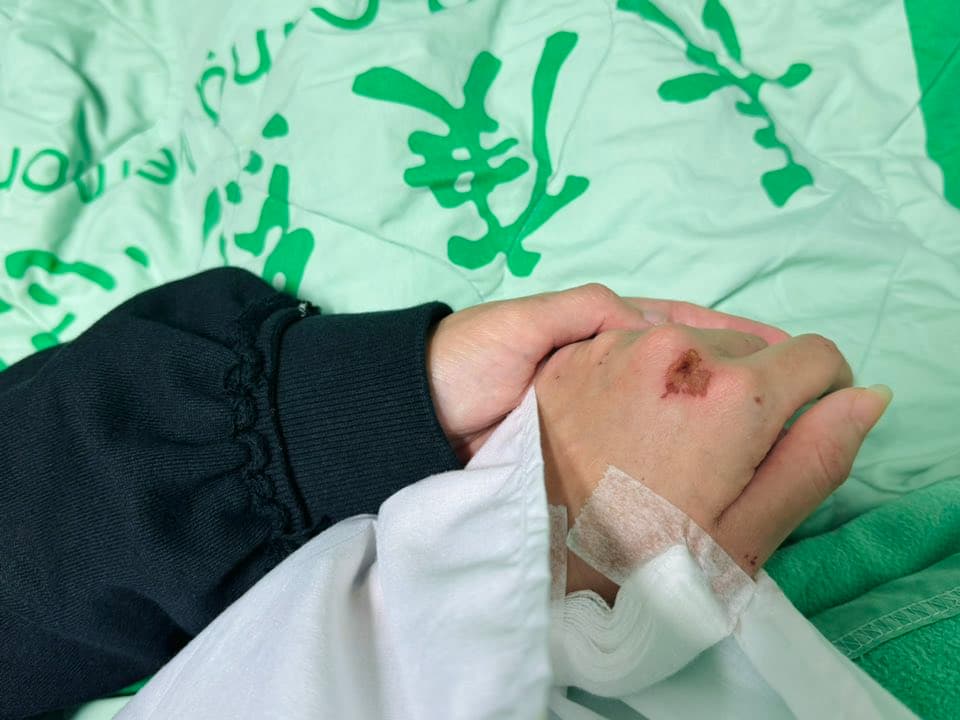 顏曉筠向劇中角色「江芸菲」告別。(翻攝自臉書@顏曉筠)