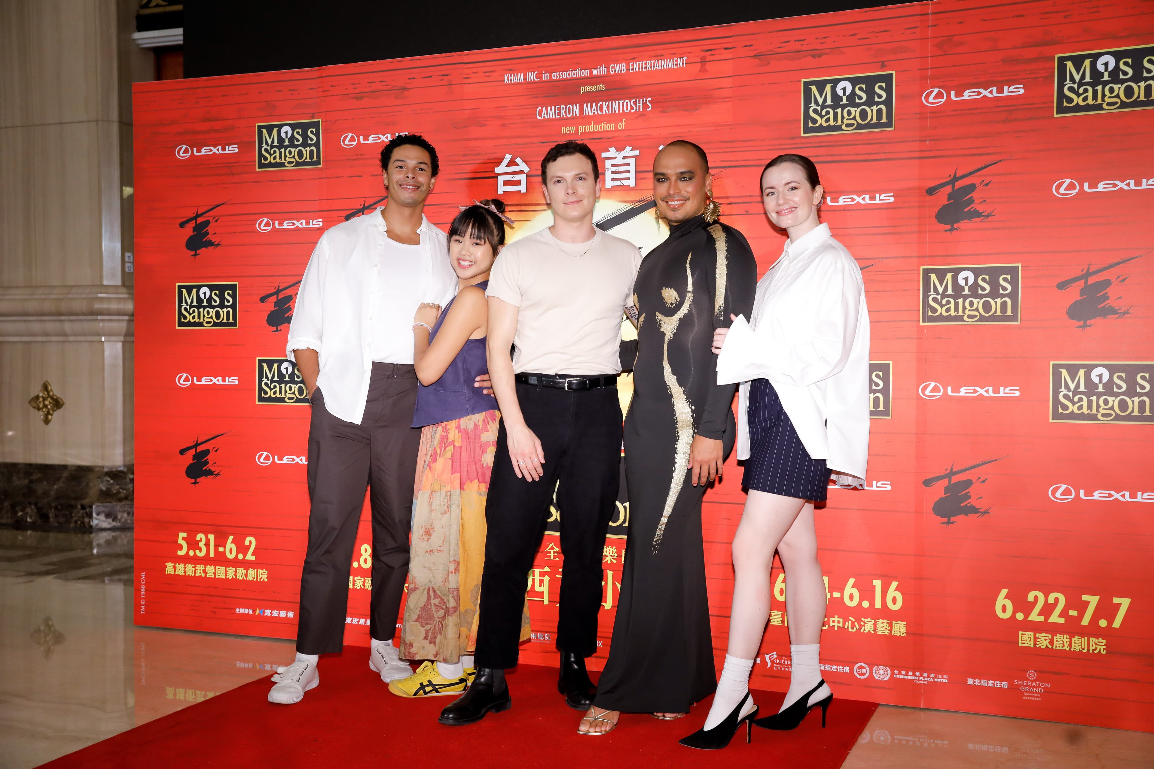 《西貢小姐》從五月底一路將演到7月,演員已演過高雄、台中語台南場,也開心地去過當地夜市。