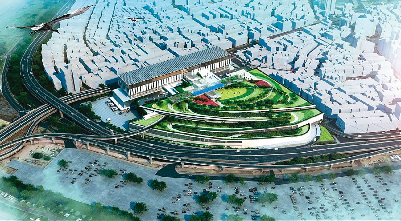 魚果市場設計圖揭曉,未料柯市府減項發包,事後大幅追加預算,導致總工程款達189億元。(翻攝中工官網)