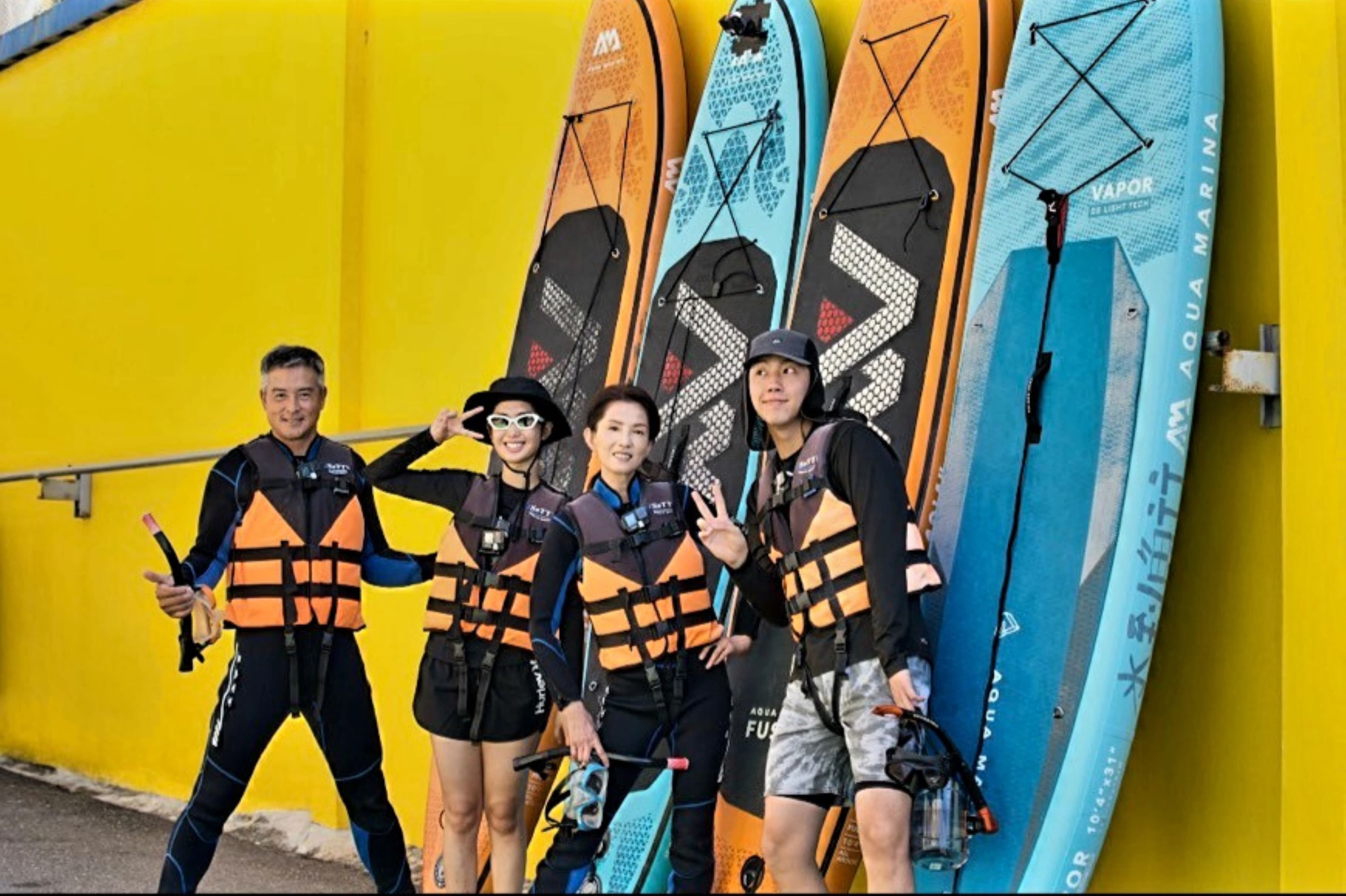 實境節目《花甲少年趣旅行》新一季找來(左起)李銘順、雷嘉汭、葉全真、蔡凡熙同組旅行。(映畫傳播/鵲兒喜娛樂經紀)