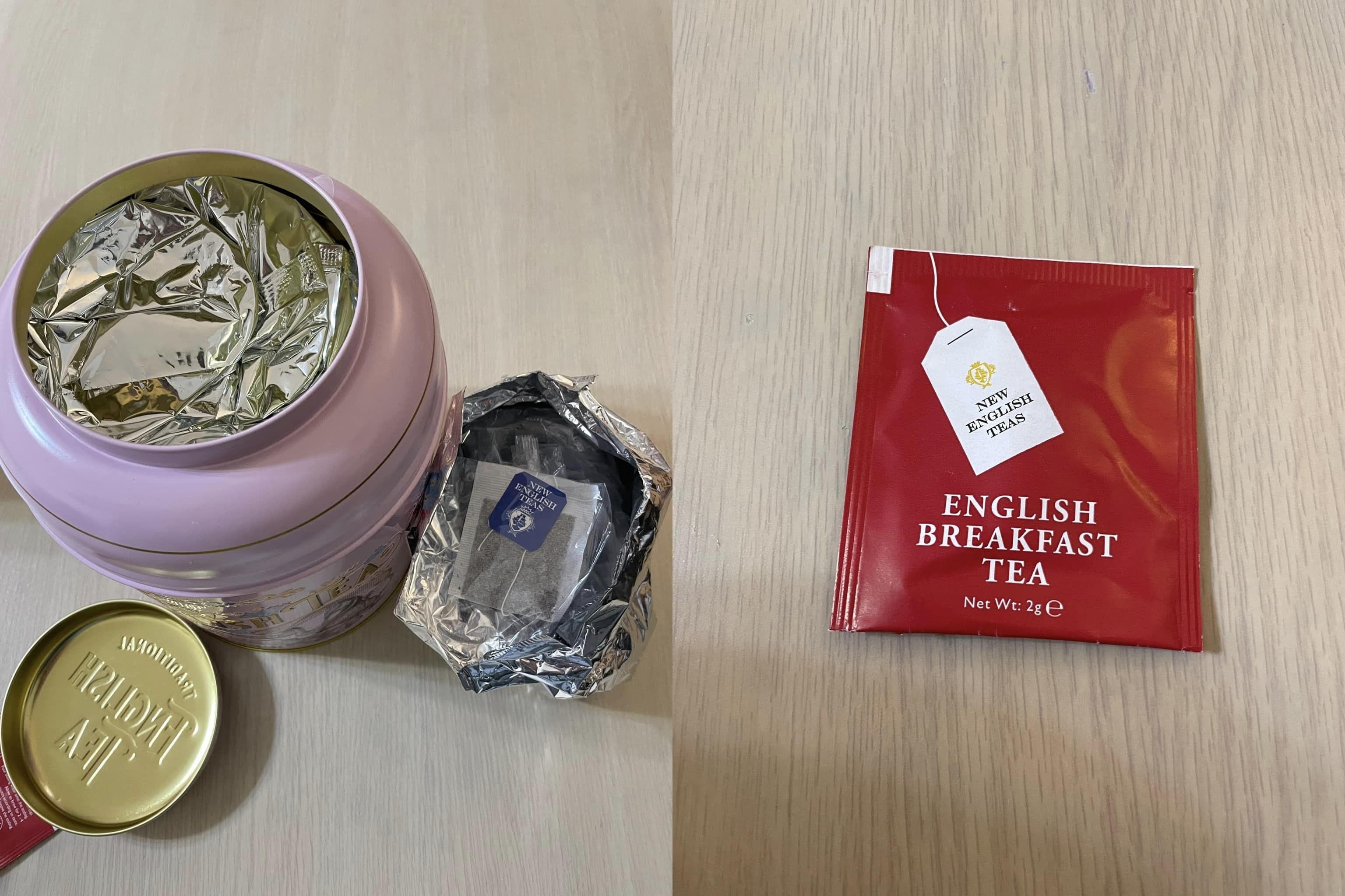 網友發現新款「骨灰罈紅茶」改變包裝,變成使用透明袋、多袋裝在一起。(翻攝臉書社團「Costco好市多 商品經驗老實說」)