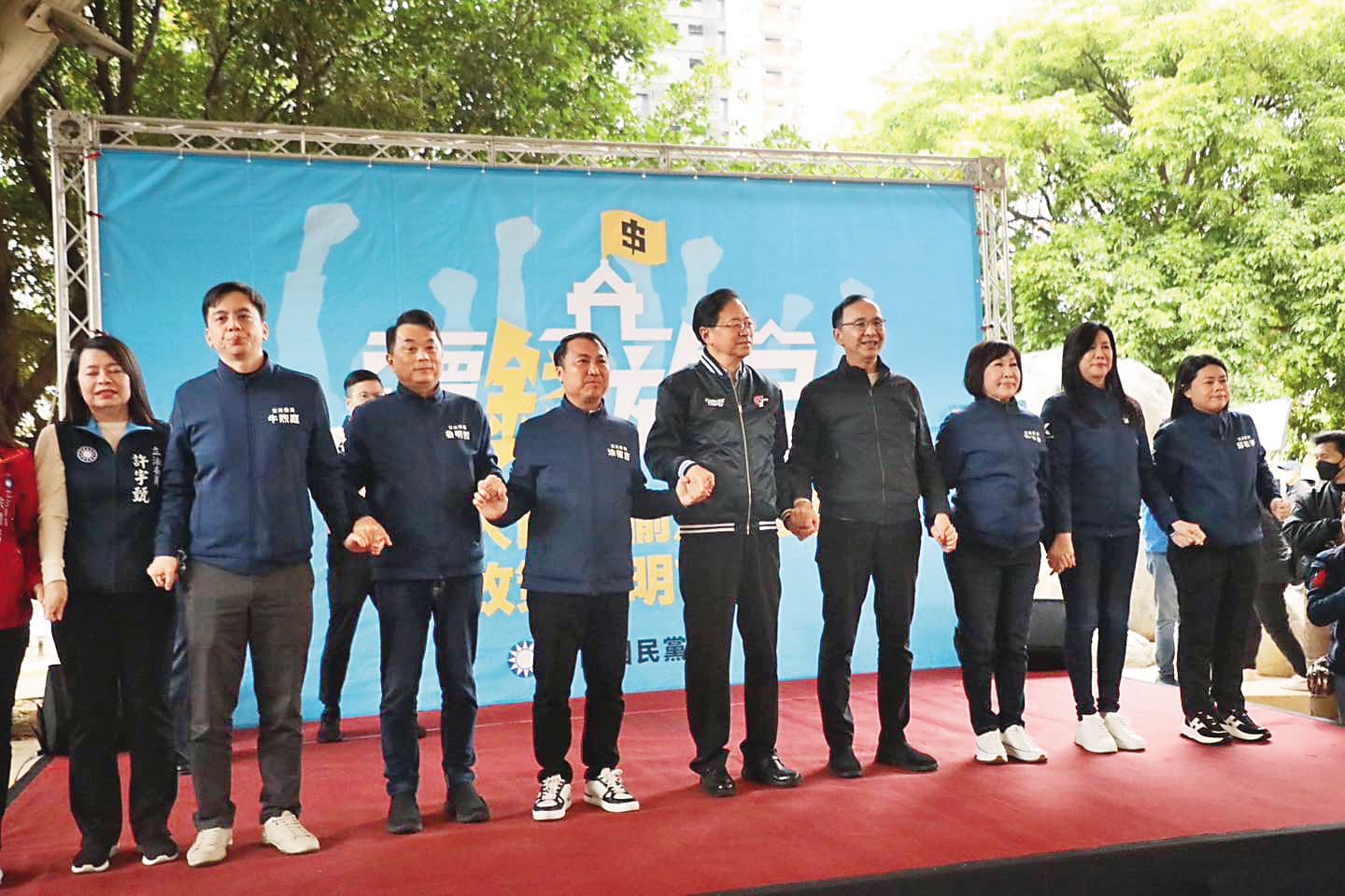 桃園藍軍反惡罷啟動早,由在地6藍委直接率先發起,近期市長張善政跟進拉抬氣勢。(翻攝朱立倫臉書)