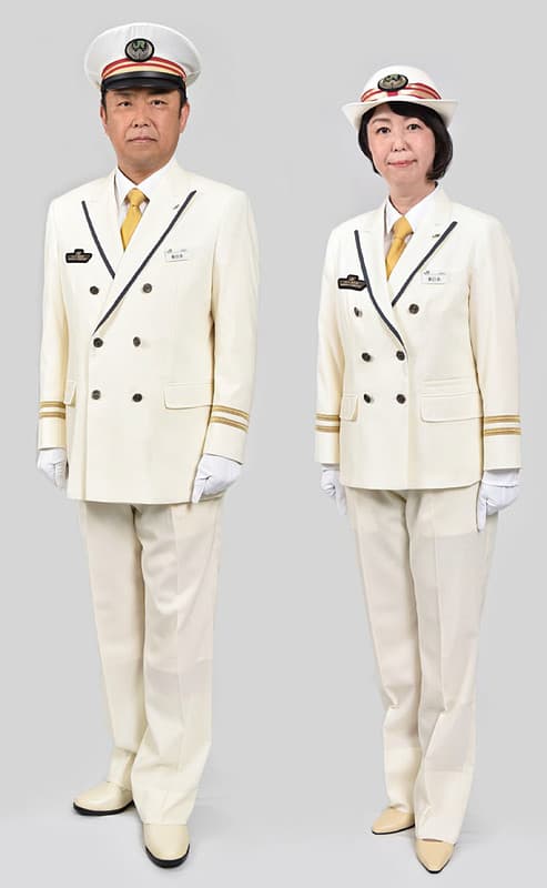 日本JR東日本站長制服。(翻攝自網路)