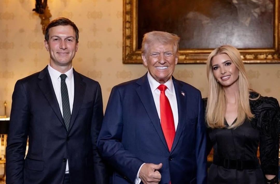 伊凡卡與丈夫庫許納是川普家的核心成員。(翻攝ivankatrump IG)