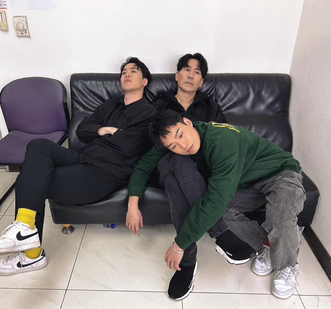 羅時豐和吳秉辰和謝毅宏是拍頻道影片的搭檔。(翻攝自臉書)