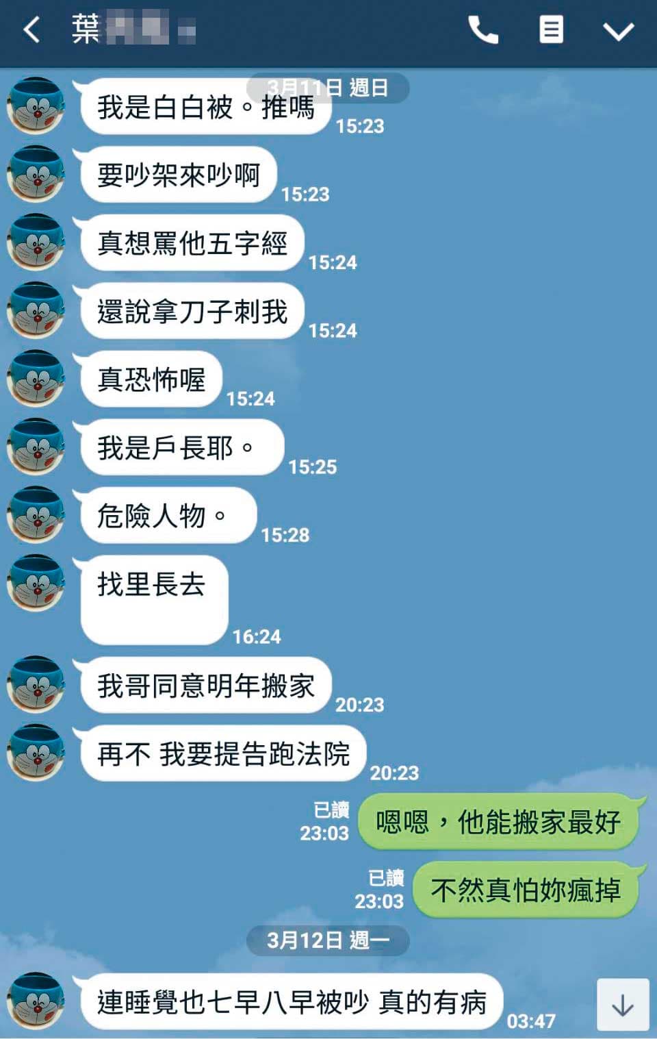 死者生前曾向友人抱怨,與大嫂爭吵後,遭對方恐嚇。(翻攝畫面)