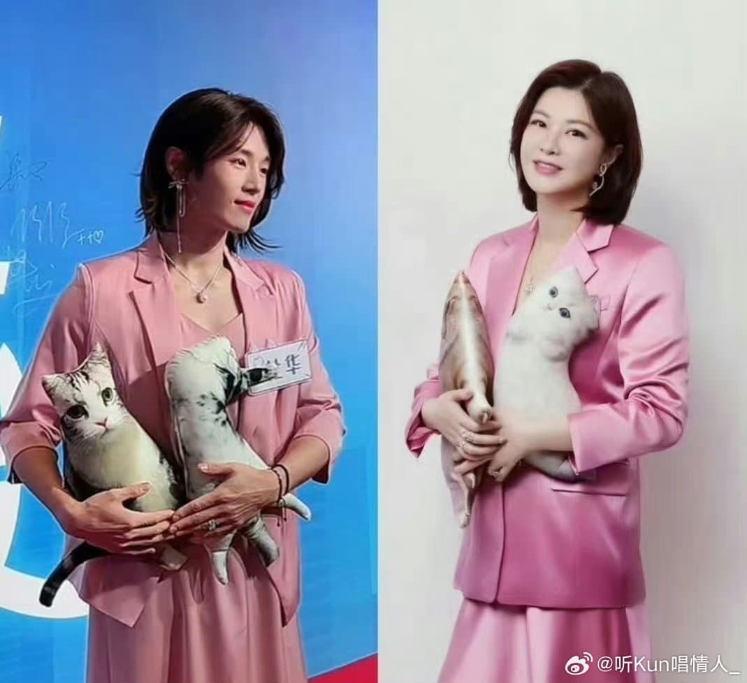 李汶翰去年樂華年會活動扮成公司老闆杜華,網友稱讚一模一樣,原來早有經驗。(網路圖片)