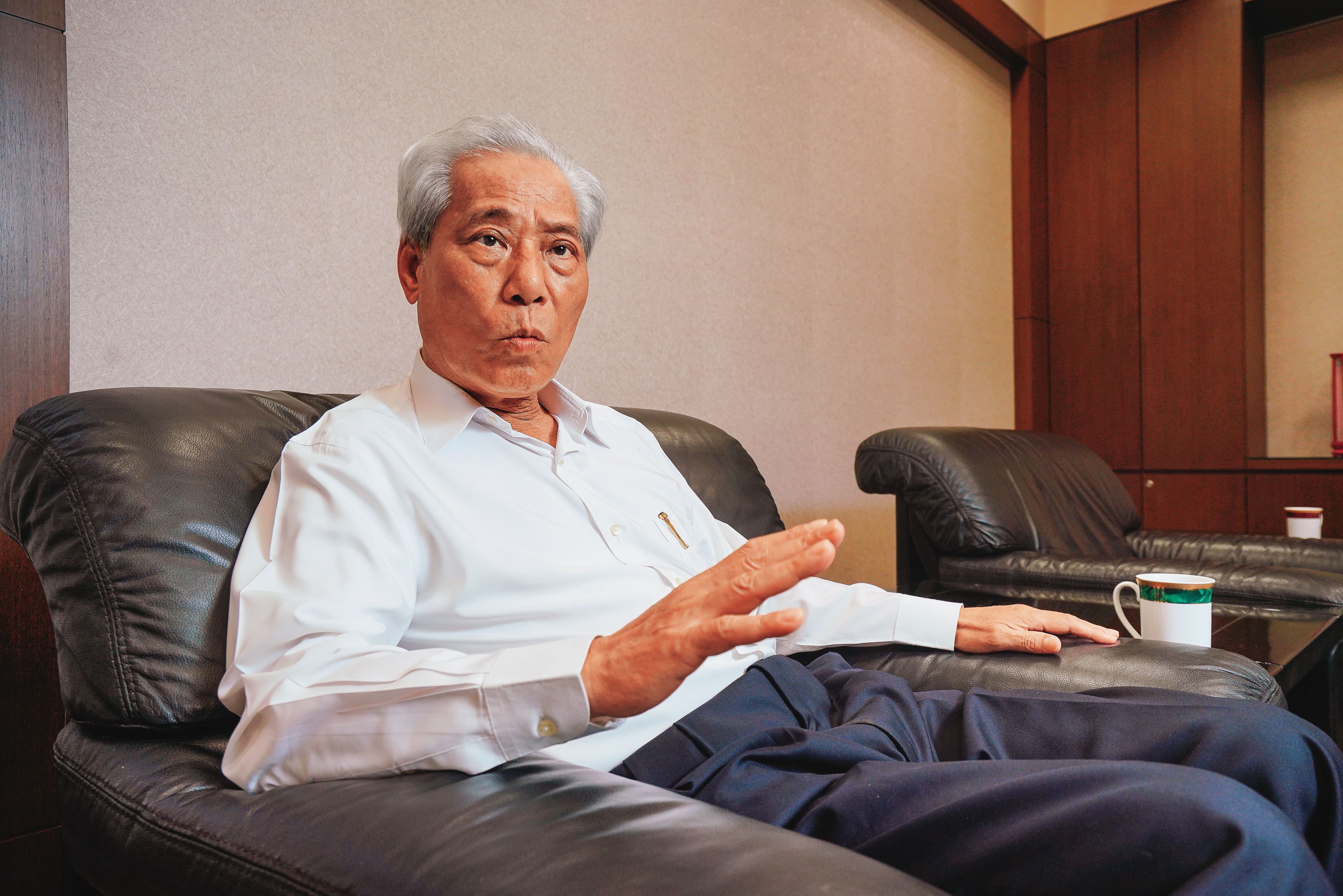 三陽董事長吳清源用行動挺政府,擴大發展現代汽車國產化。