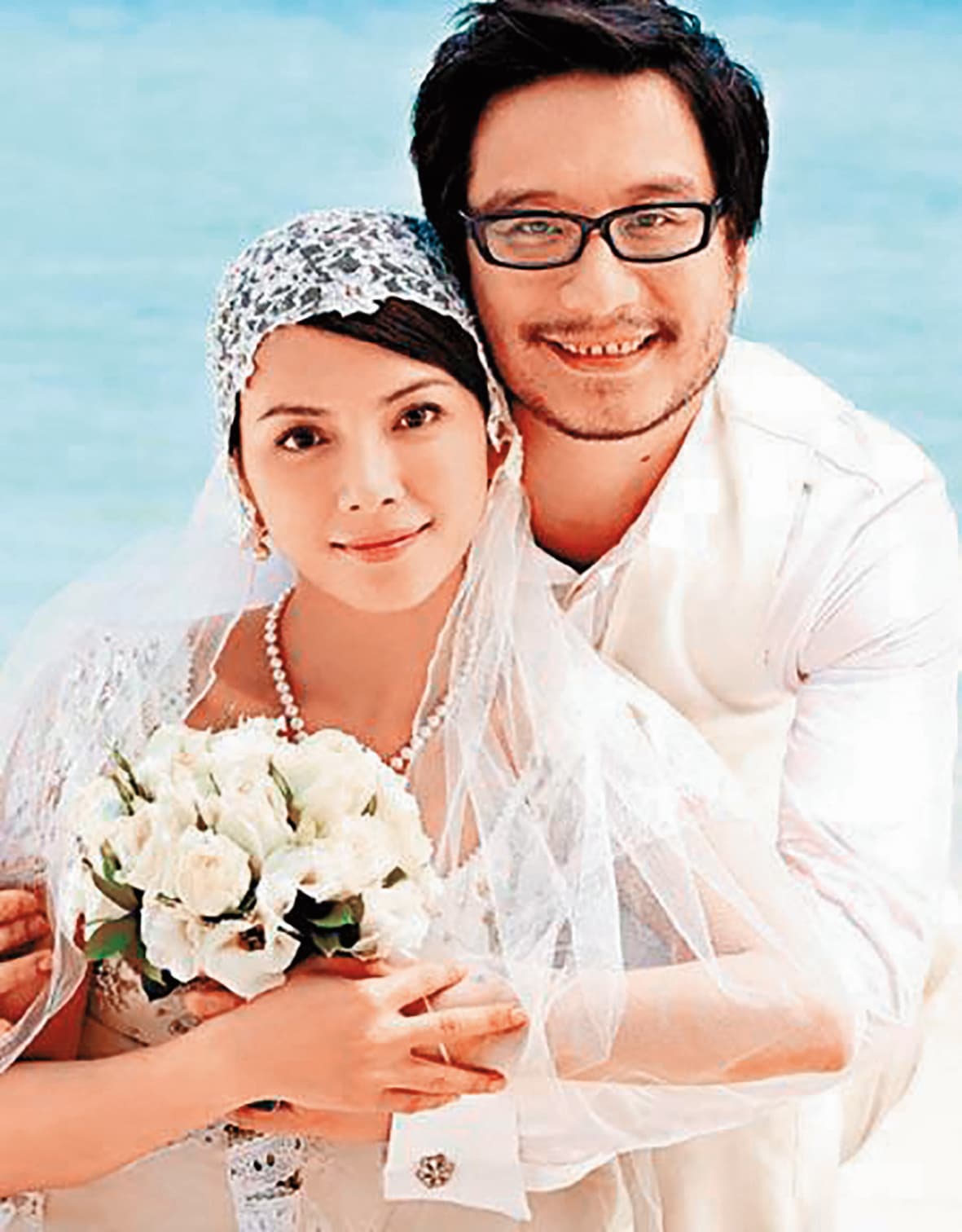 彭順與李心潔度過婚姻低谷,之前李心潔辦演唱會,彭順愛相隨。(網路圖片)