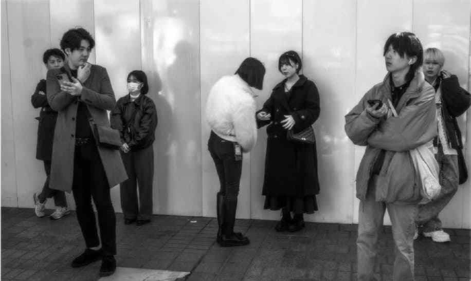 阿羅漢以鏡頭捕捉東京街頭人們的樣貌。(左岸提供)