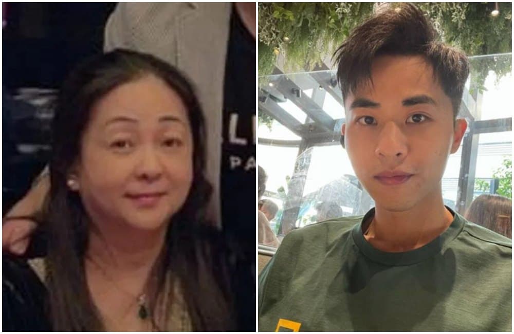 李瑞香(左)誤導警方辦案,協助兒子鄺港智(右)躲避追查。(網路照片)