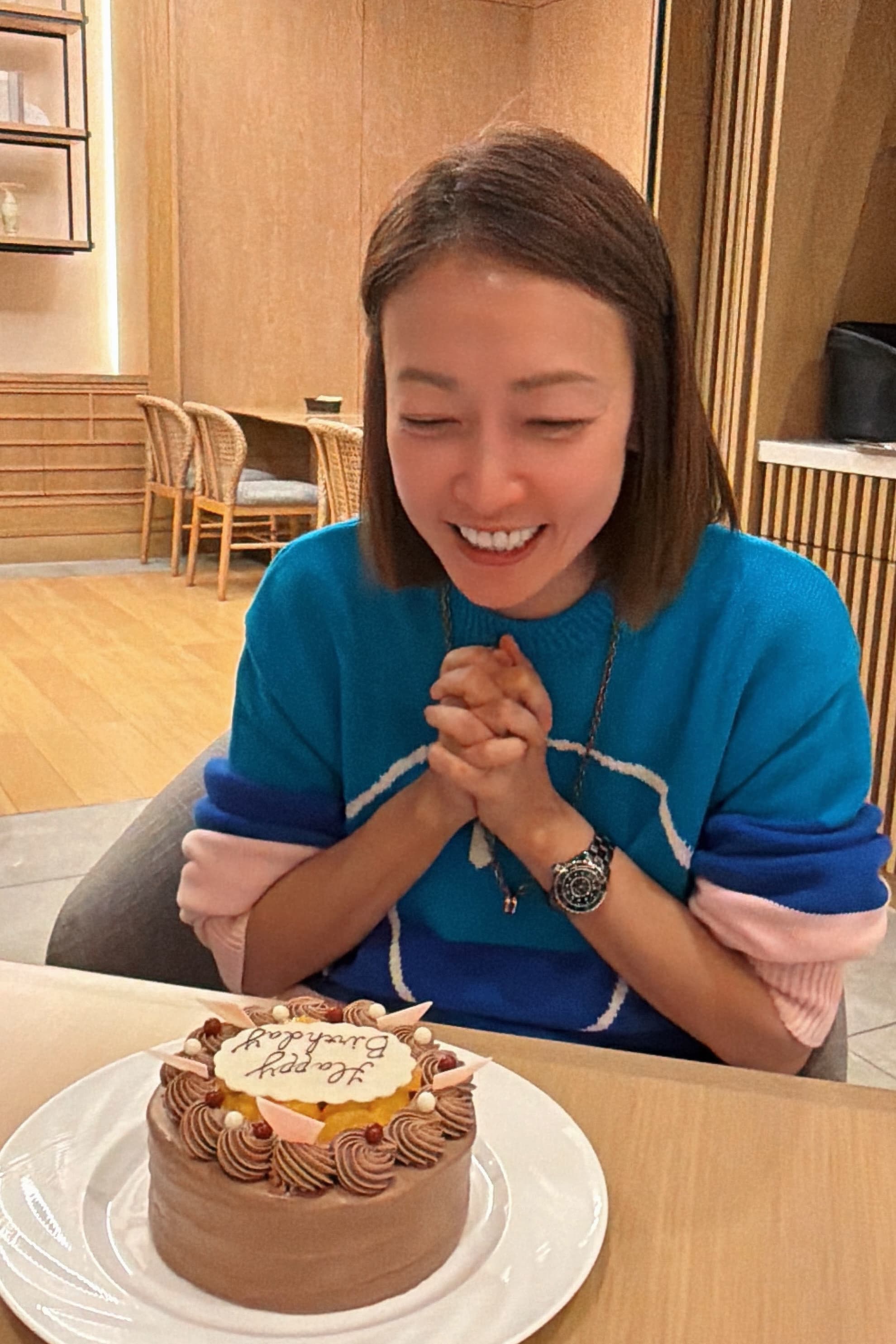 潘慧如在宮古島過了48歲生日。(球狀星團提供)
