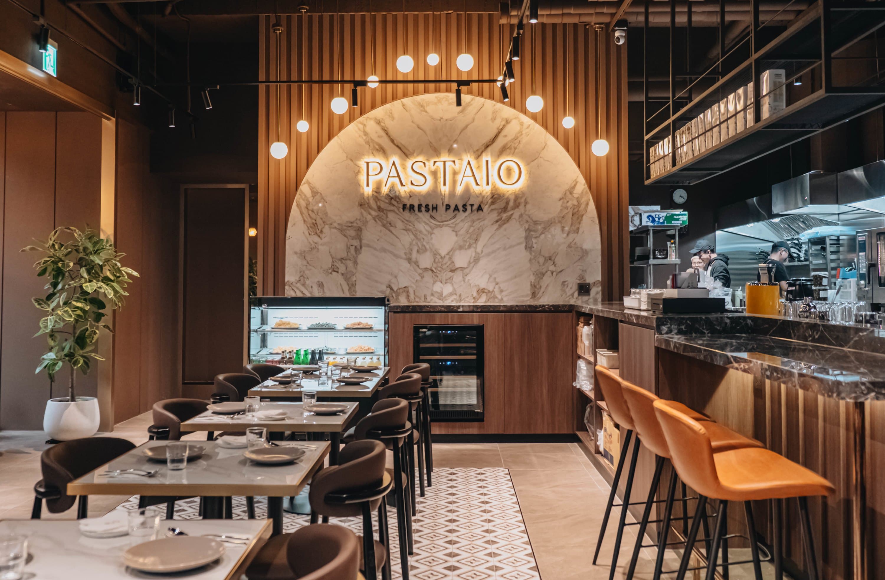 PASTAIO的林口店鄰近三井OUTLET PARK及機場捷運A9林口站,假日總是高朋滿座。(PASTAIO提供)