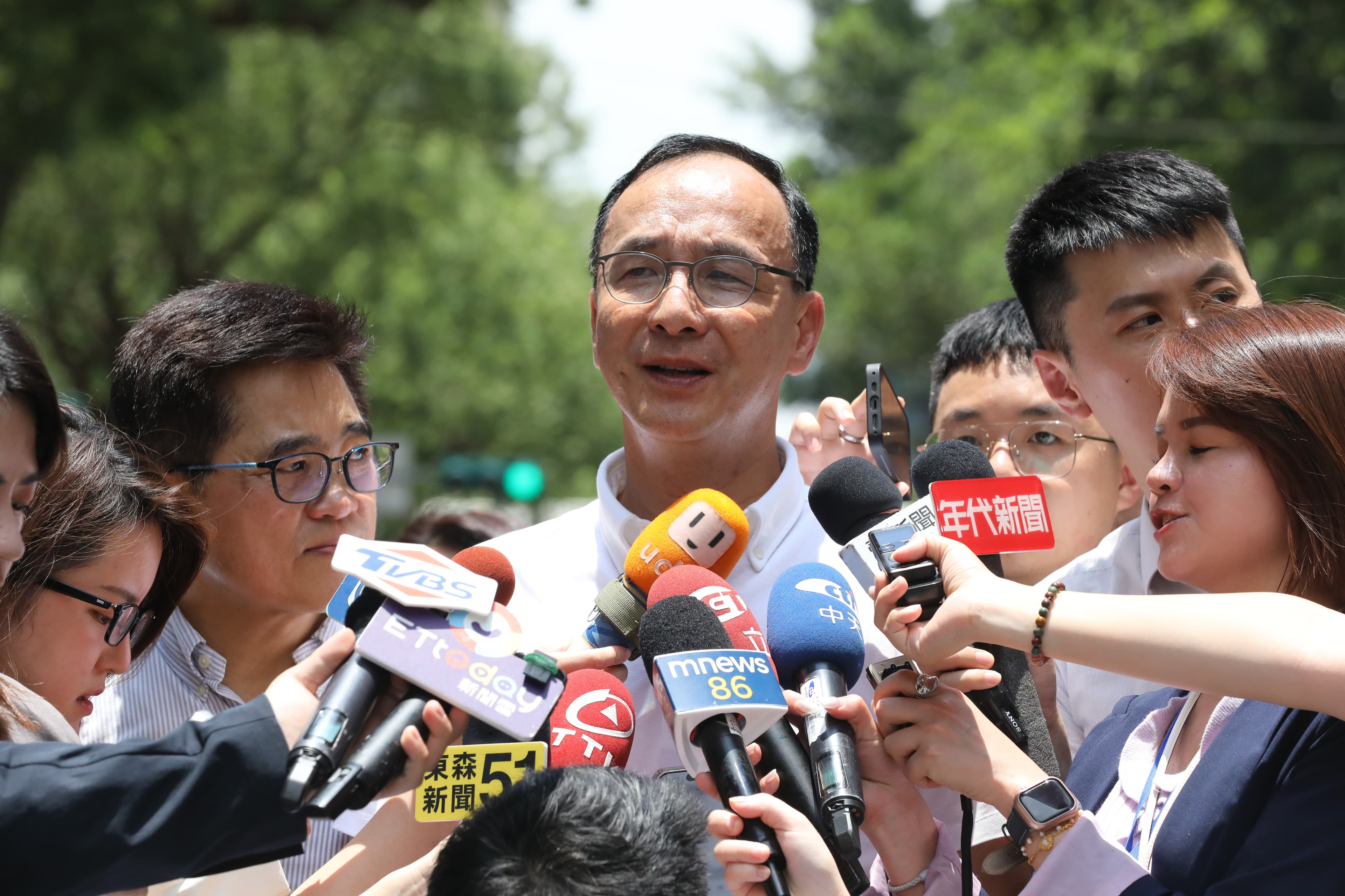 國民黨主席朱立倫今表示,「中國大陸對中華民國沒有任何的司法管轄權」。