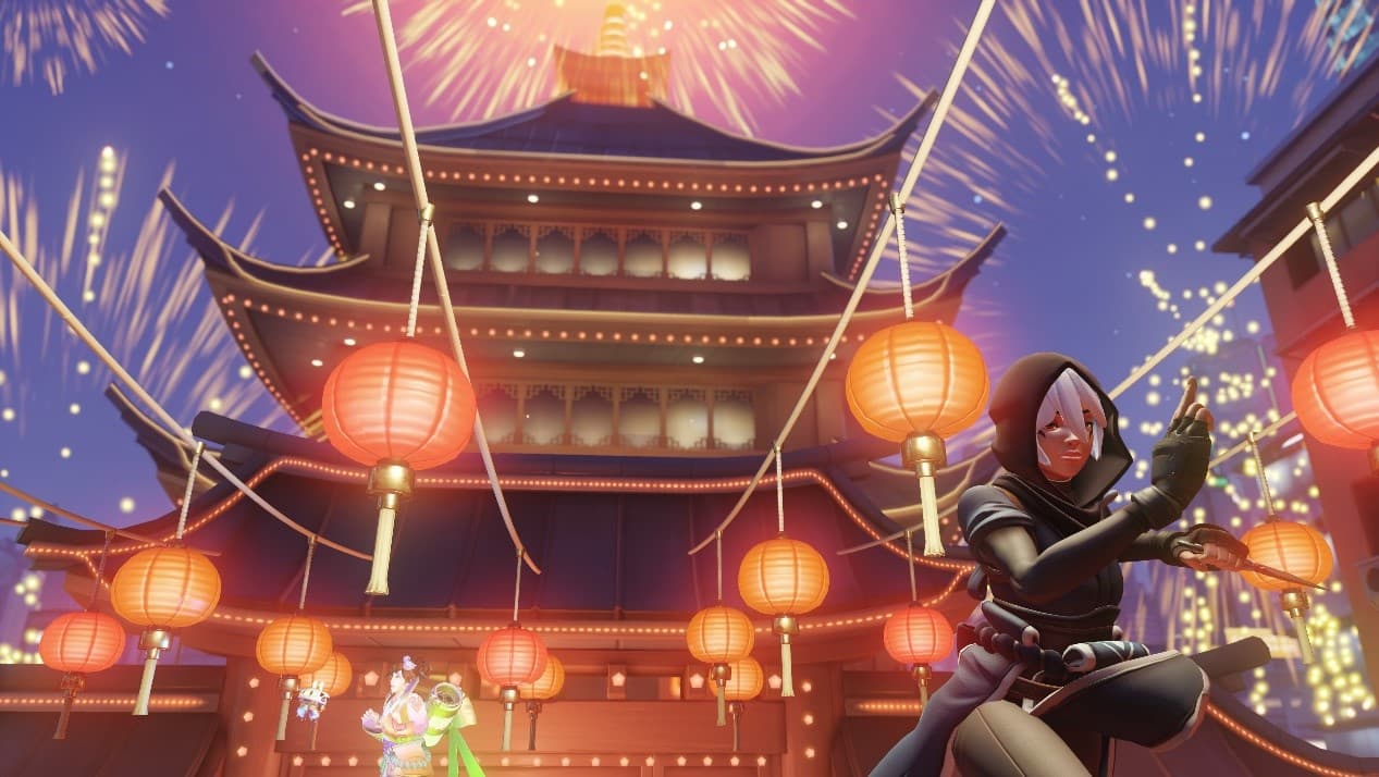 即日起至2月20日,《鬥陣特攻2》的「龍來鬥陣」煙火和新春慶祝活動盛大展開,熱門春節遊戲模式也重磅回歸 。(動視暴雪提供)